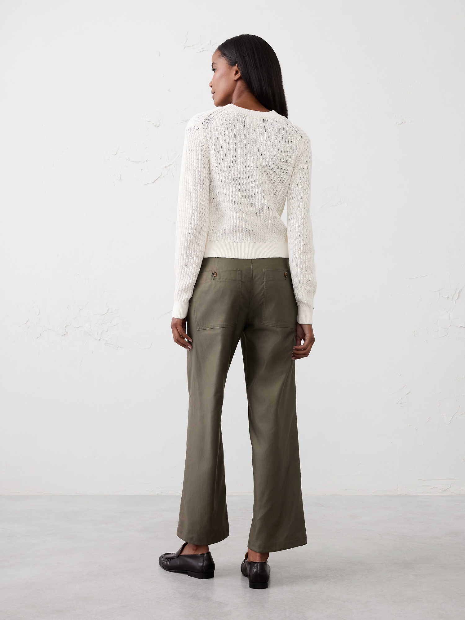 Image number 2 showing, Straight Mid-Rise Utility Pant