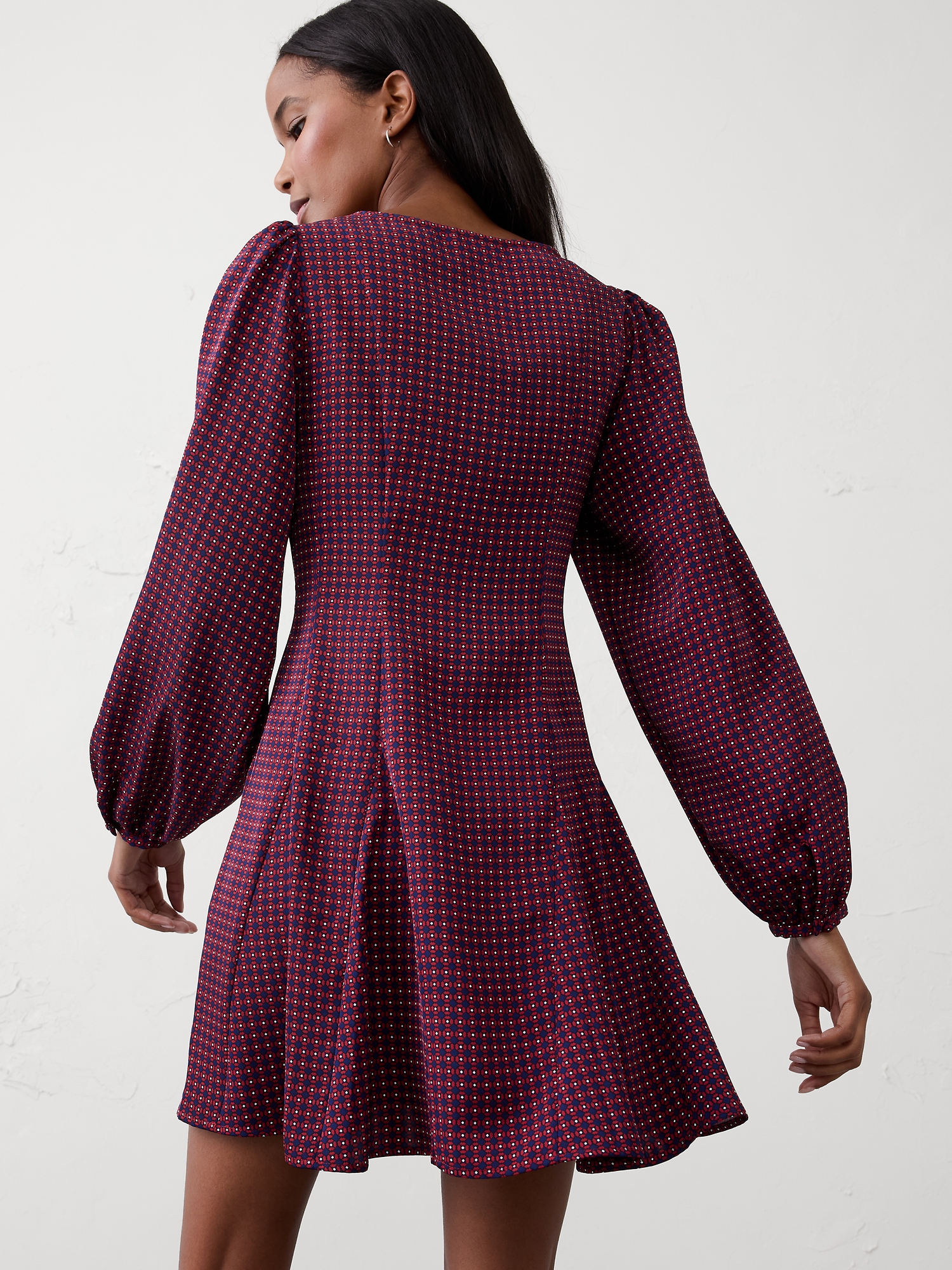 Image number 2 showing, GODET MINI DRESS
