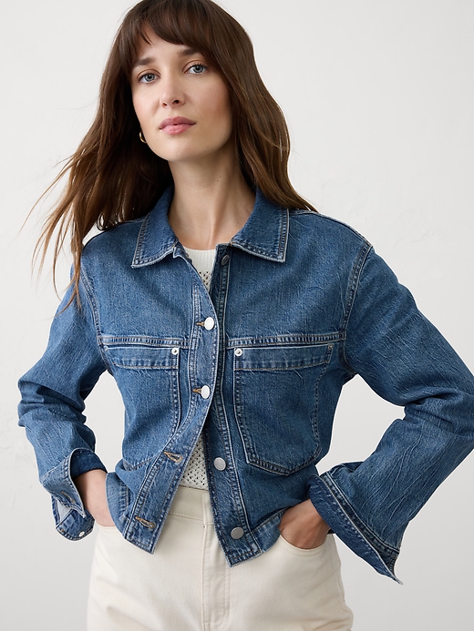 ジャケット・アウター cedaCLB Denim set up wash processing Acne Studios - Denim jacket - Oversized unisex fit - Light blue