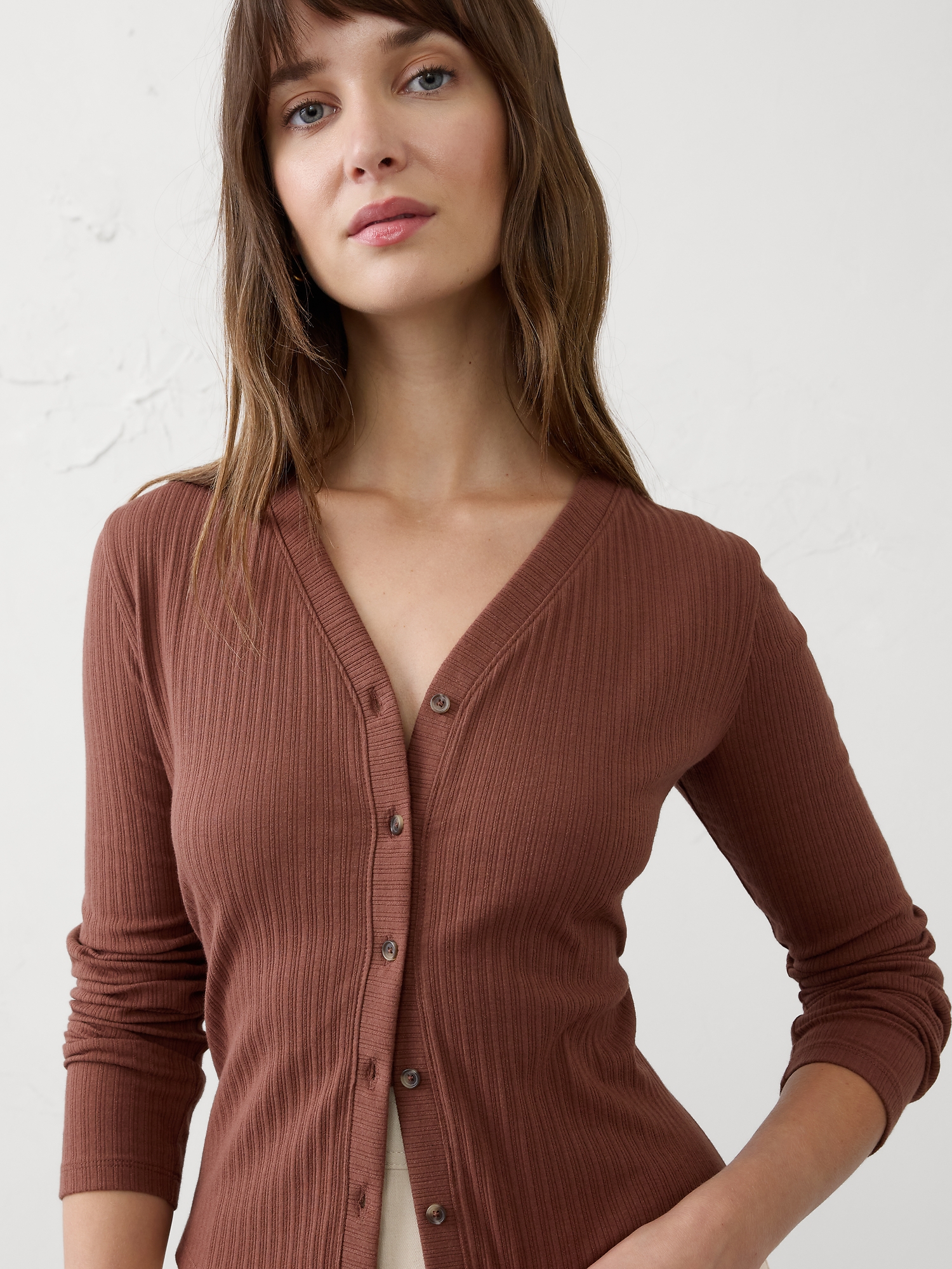 Textured Cardigan Top