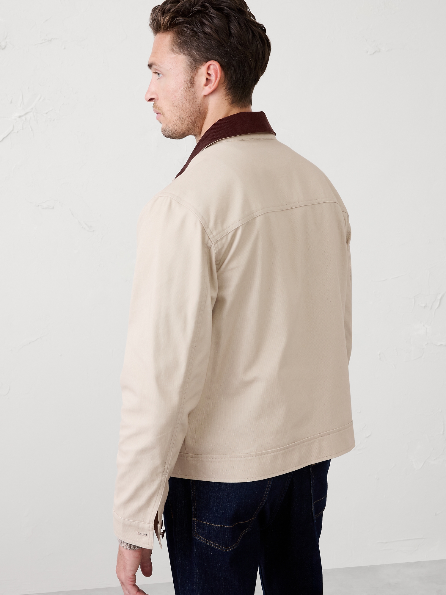 Image number 2 showing, Canvas Trucker Jacket