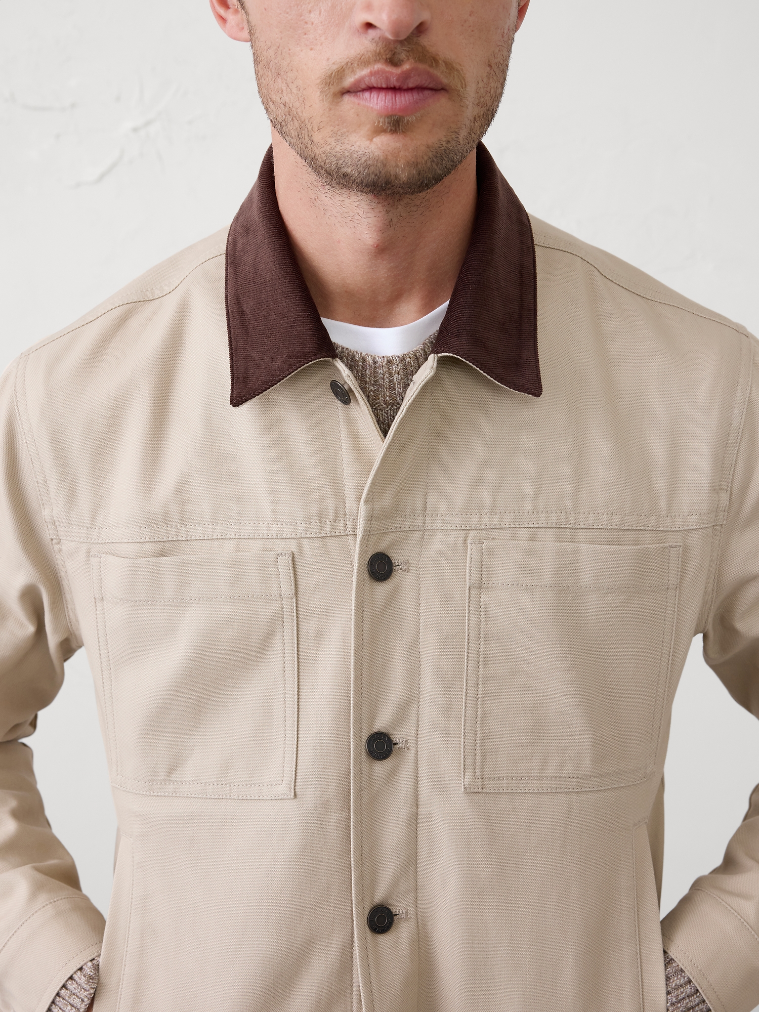 Image number 3 showing, Canvas Trucker Jacket