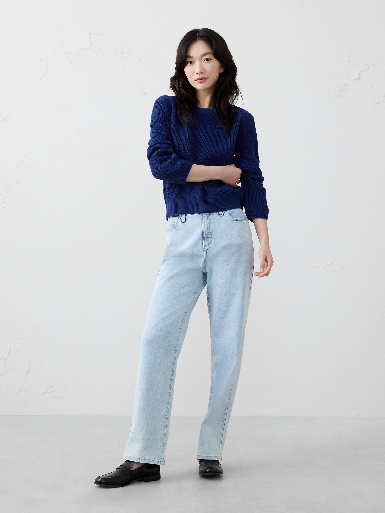 Image number 1 showing, TEXTURED PULLOVER SWEATER