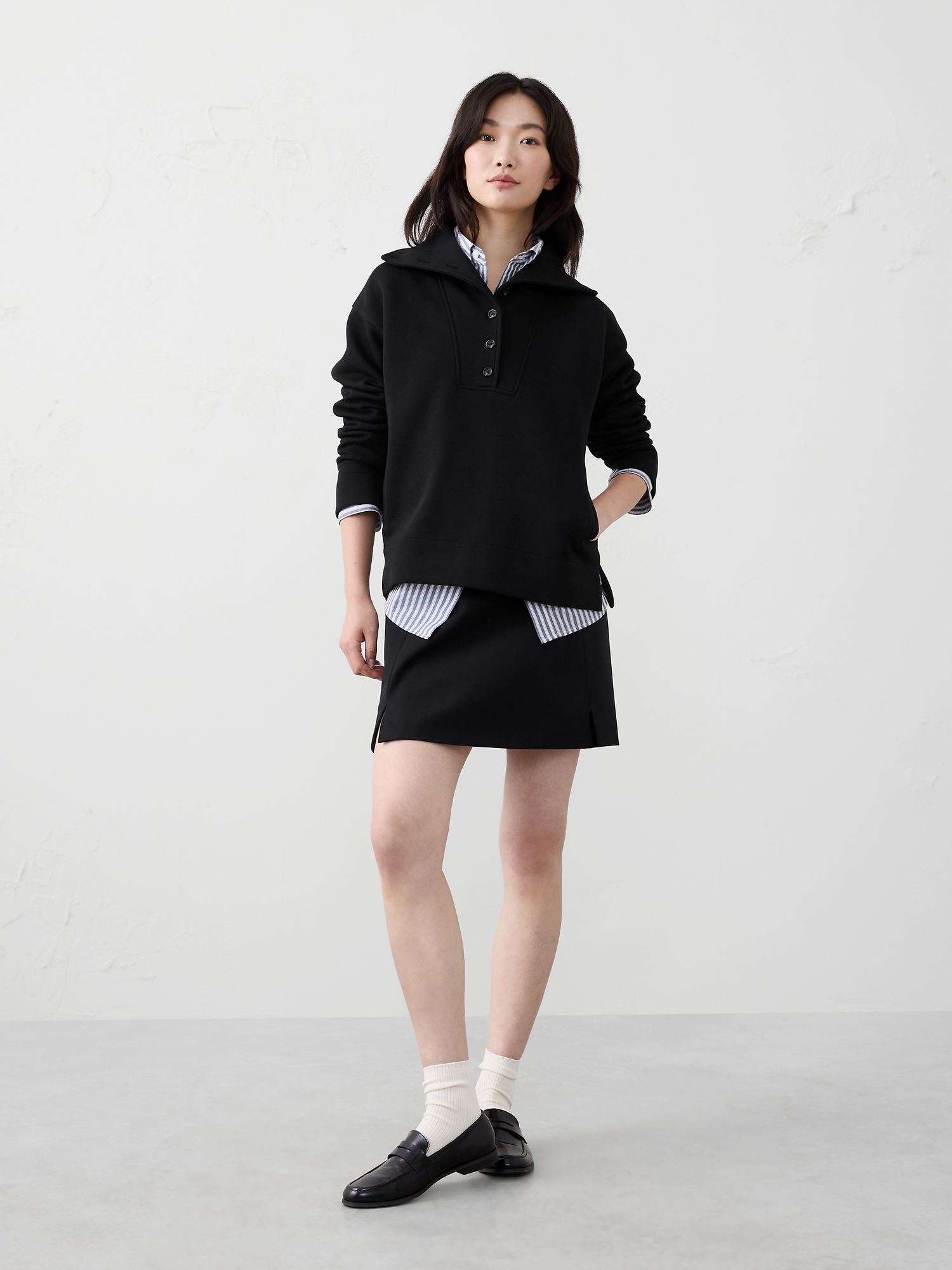 Oversized Scuba Sweatshirt