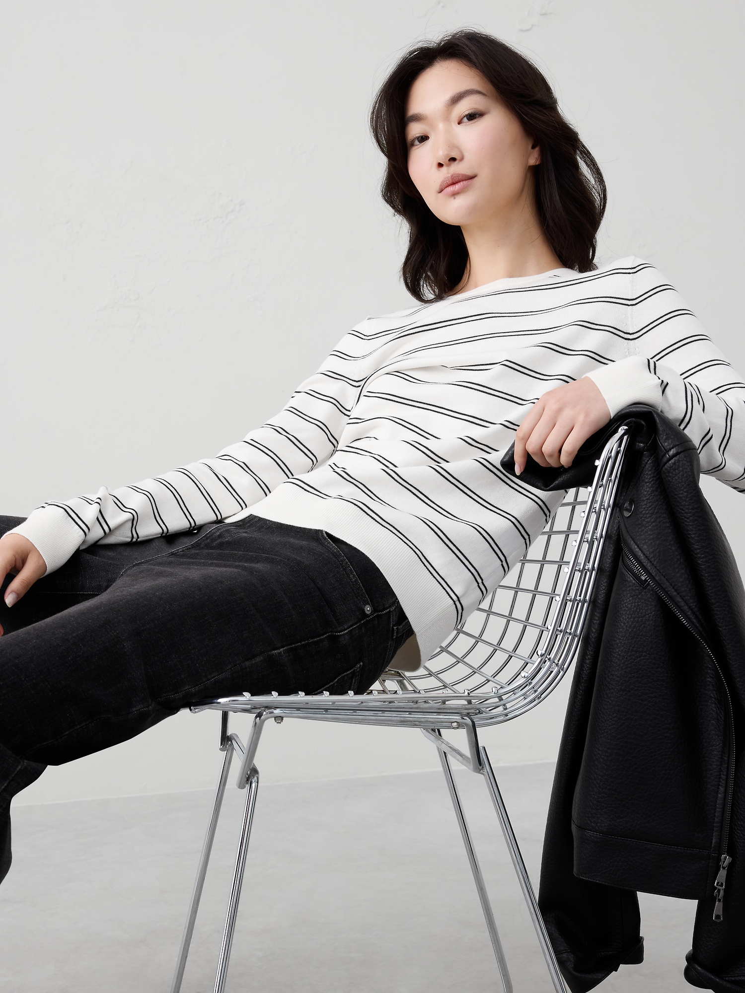 Image number 1 showing, Forever Striped Sweater