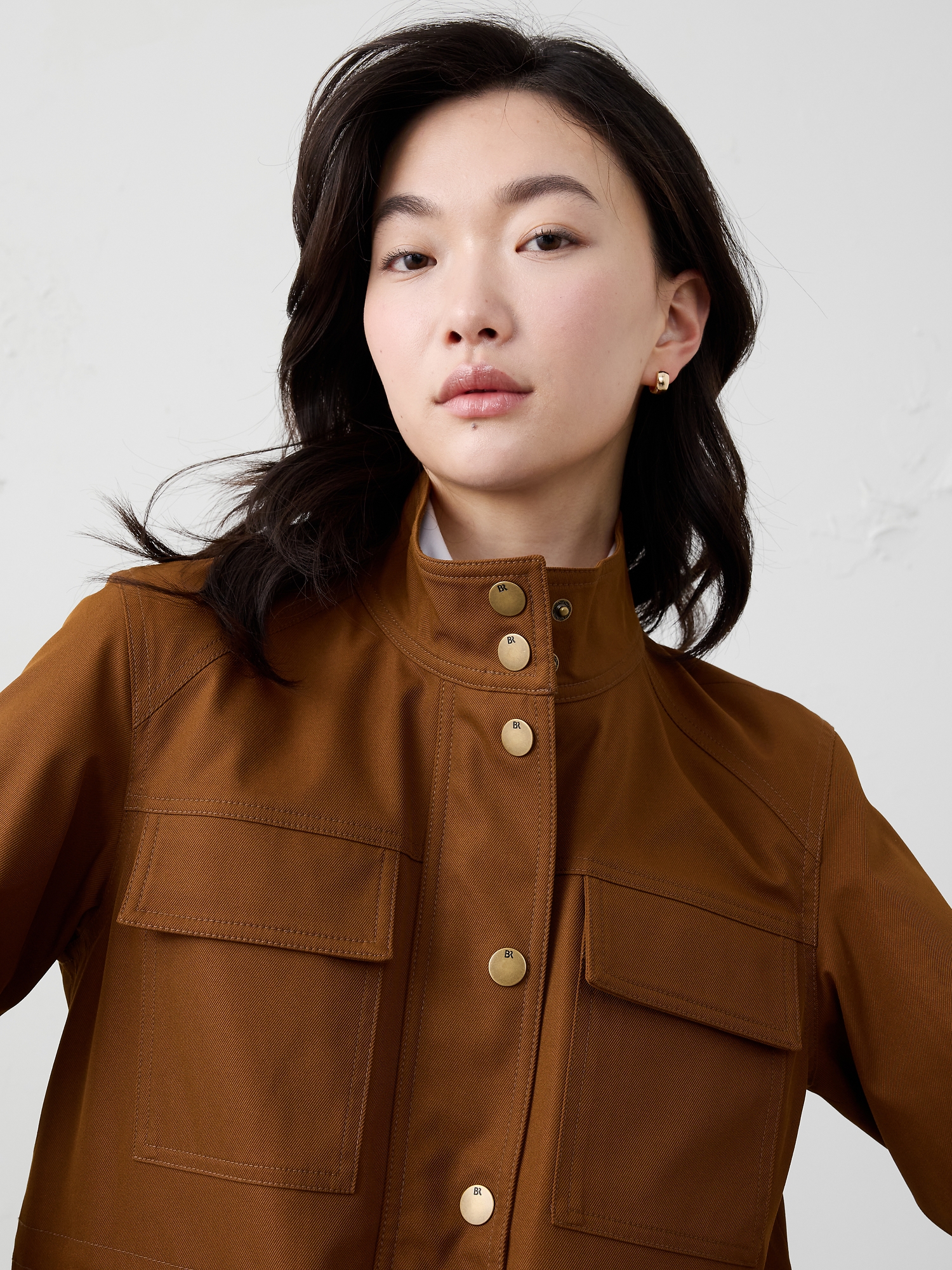 Image number 3 showing, Twill Utility Jacket