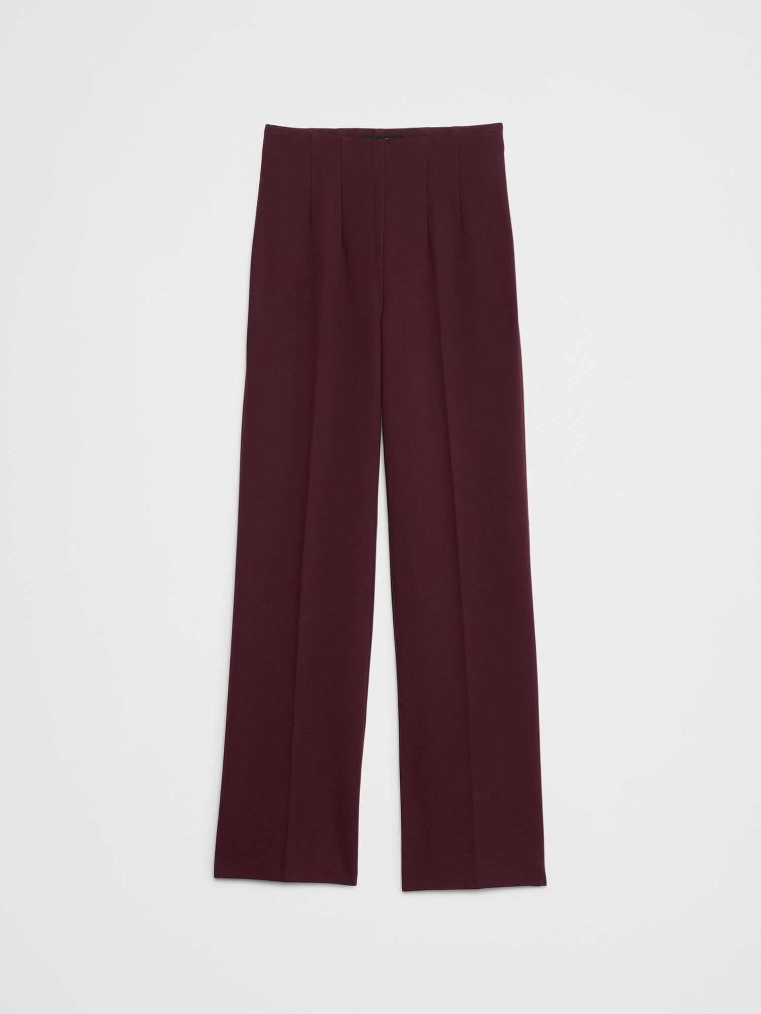 L'image numéro 4 présente Pantalon droit en tricot point de Rome