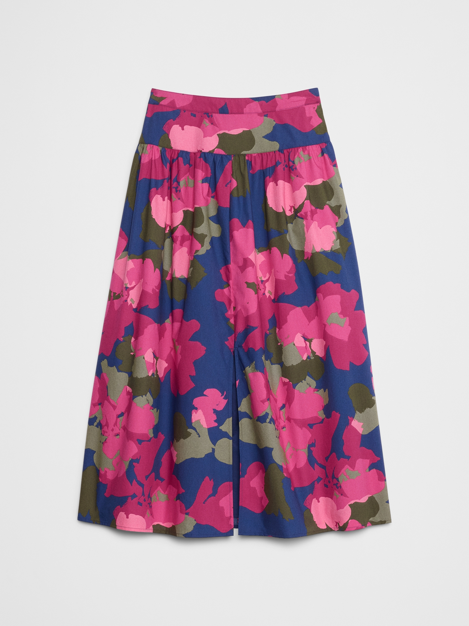 Image number 7 showing, Poplin Dropped-Waist Maxi Skirt