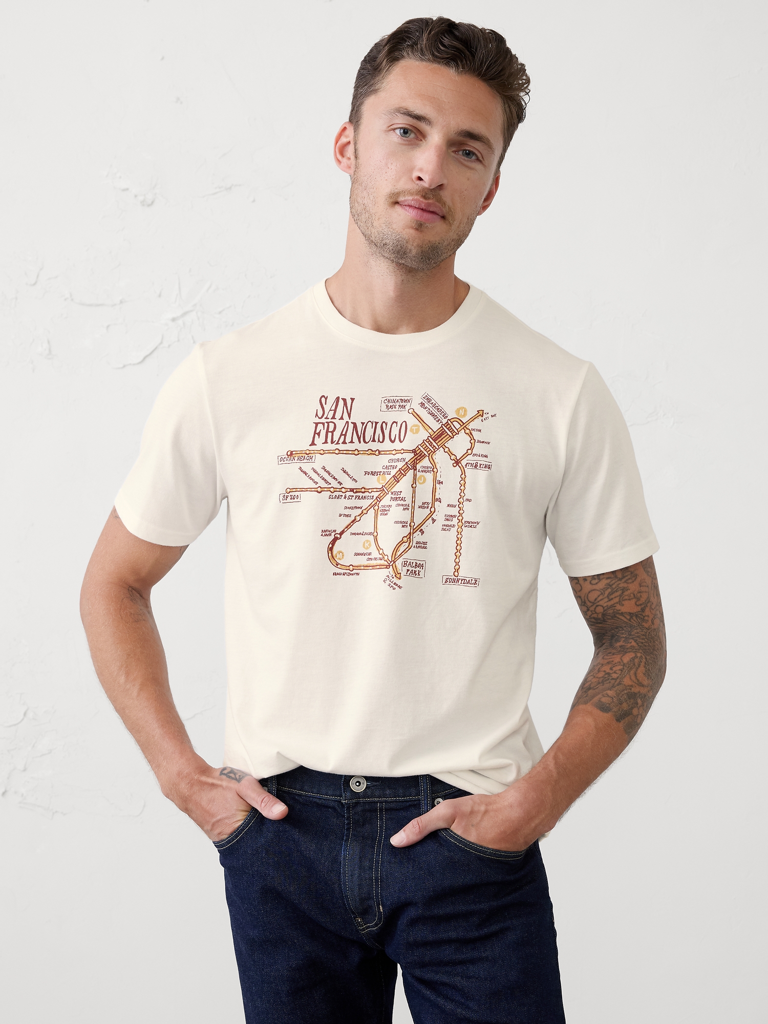 T-shirt imprimé - Nouveau Blanc Cassé