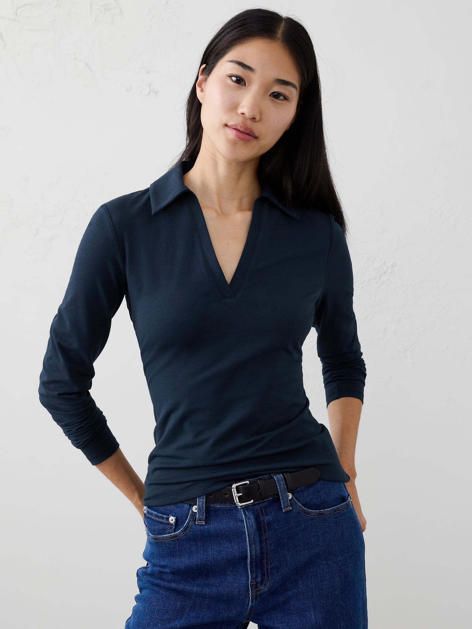 Image number 1 showing, Soft Stretch Polo