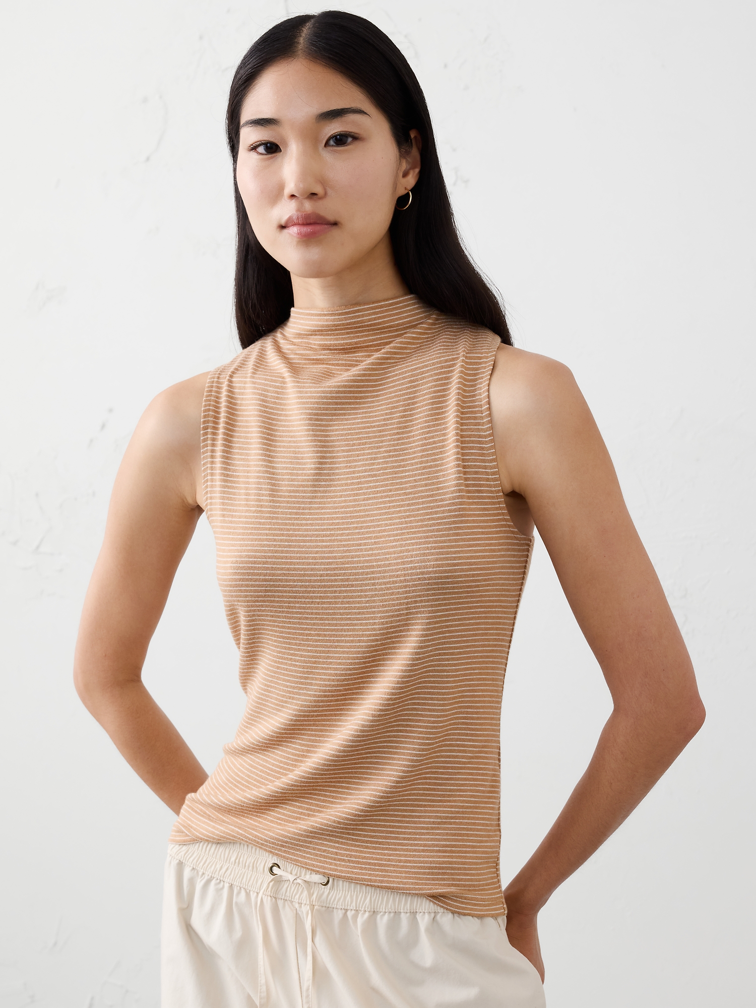 Image number 1 showing, Soft Luxe Mockneck Top
