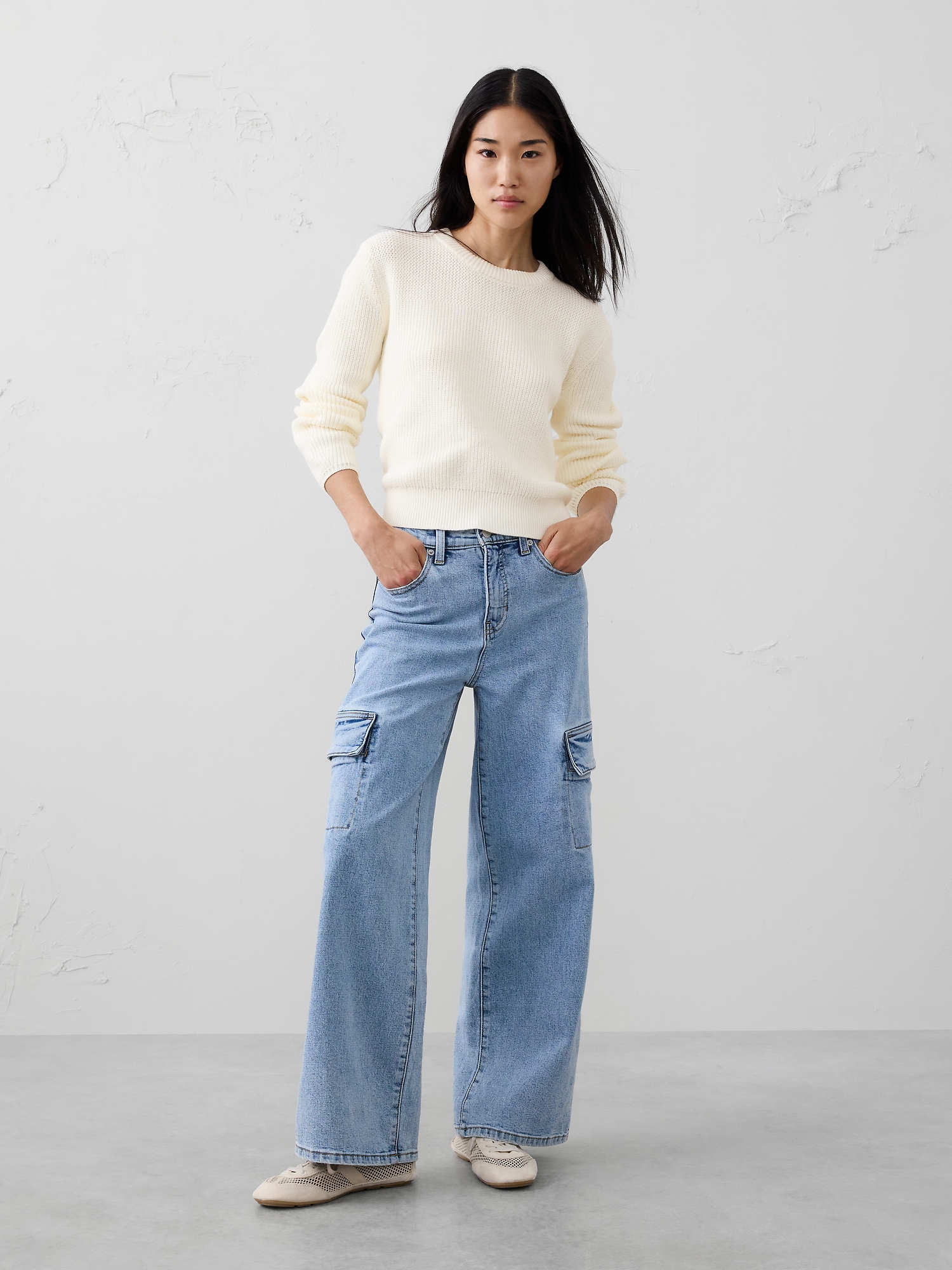 Image number 1 showing, TEXTURED PULLOVER SWEATER