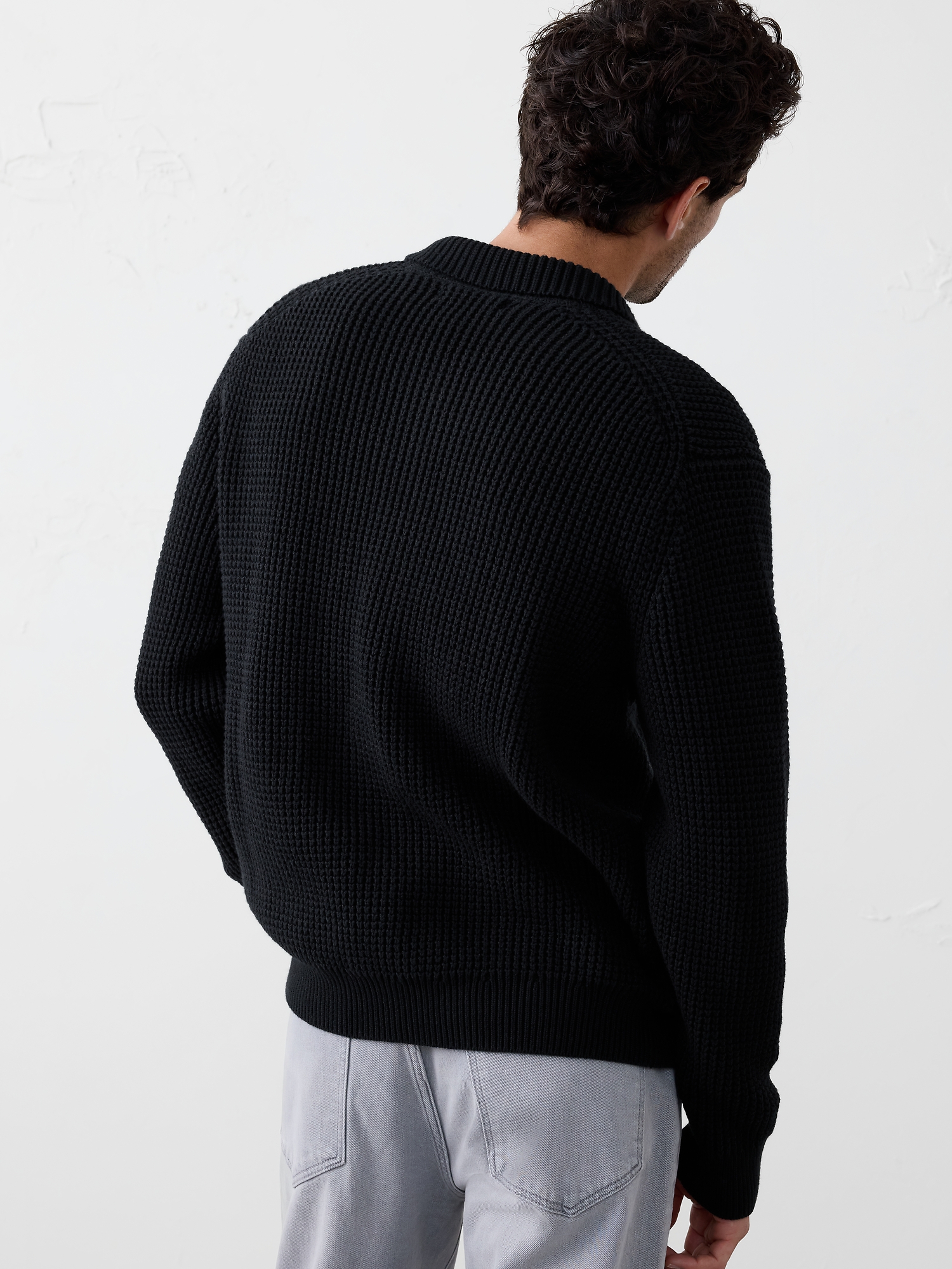 Image number 2 showing, Waffle Cardigan