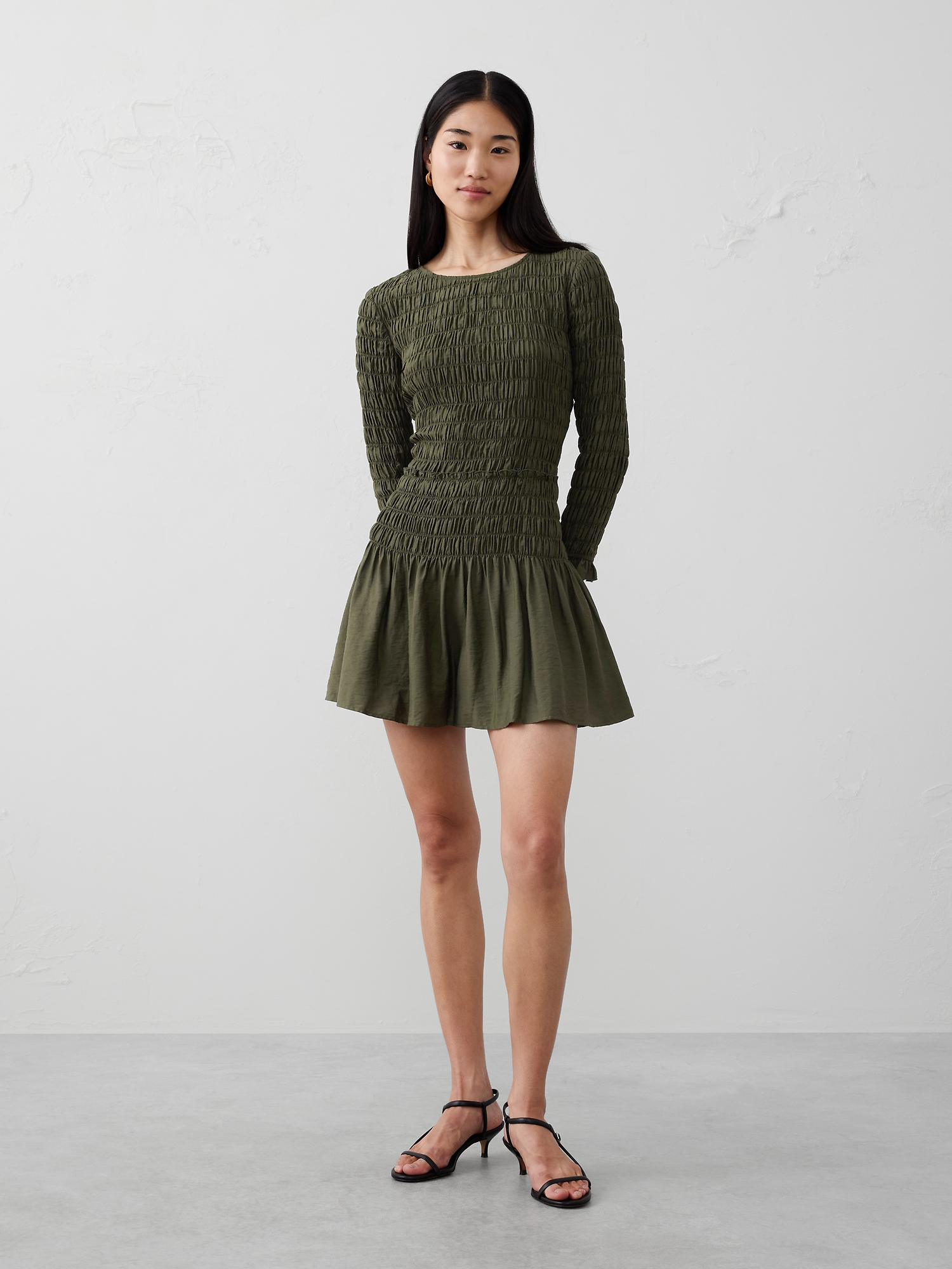 Smocked Mini Dress