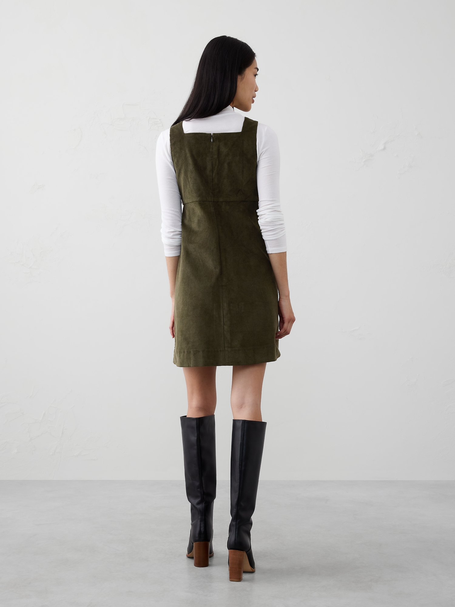 Image number 2 showing, CORDUROY MINI DRESS