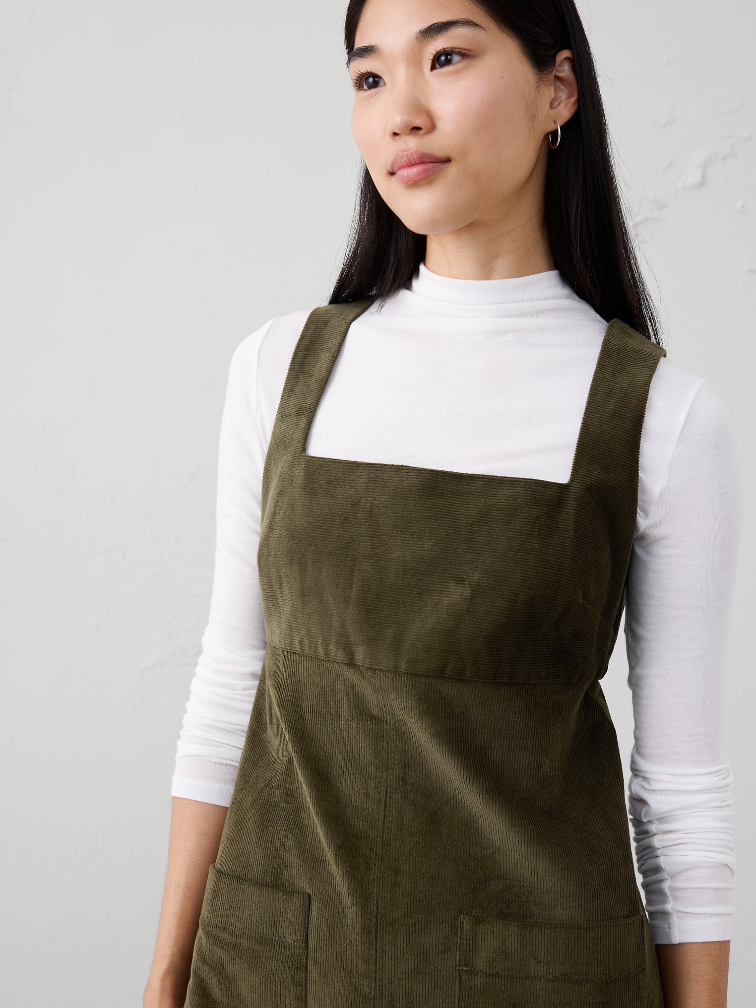 Image number 3 showing, CORDUROY MINI DRESS