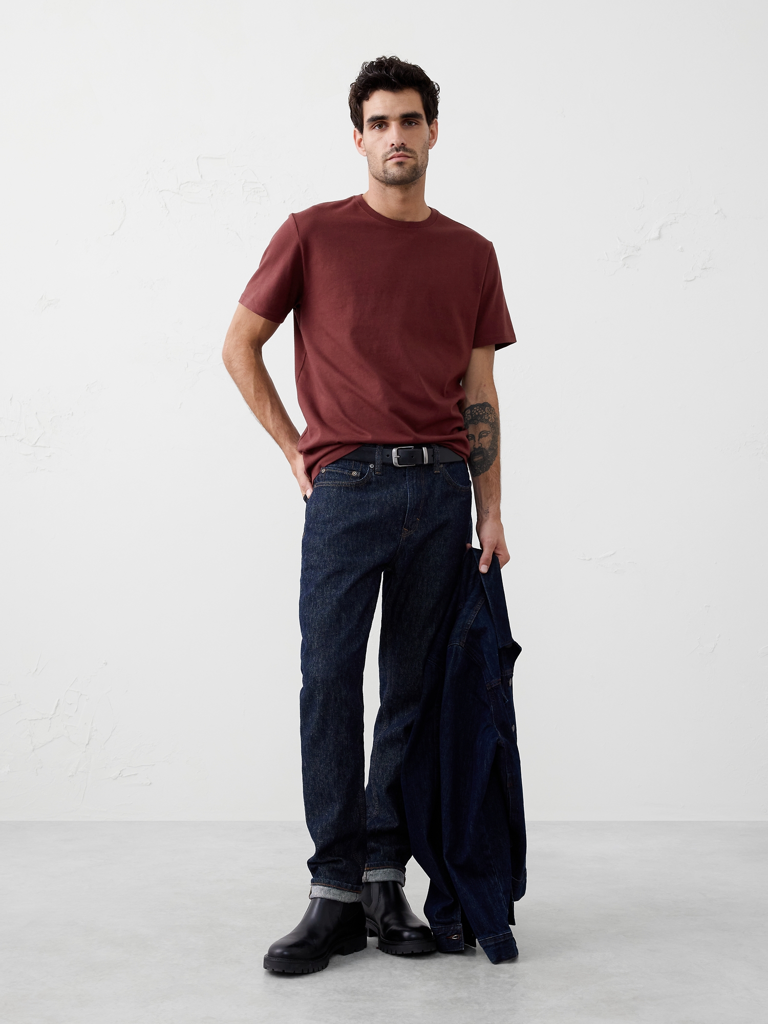 Midweight Cotton T-Shirt - Redwood Canopy