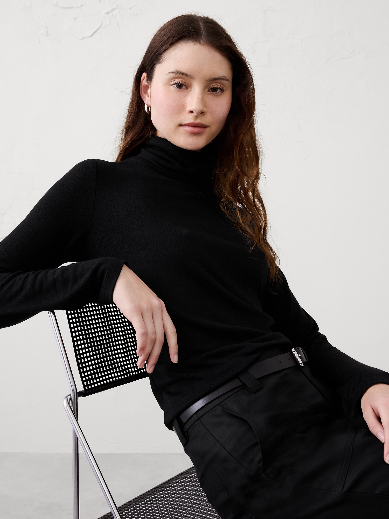 Image number 3 showing, Soft Luxe Turtleneck Top