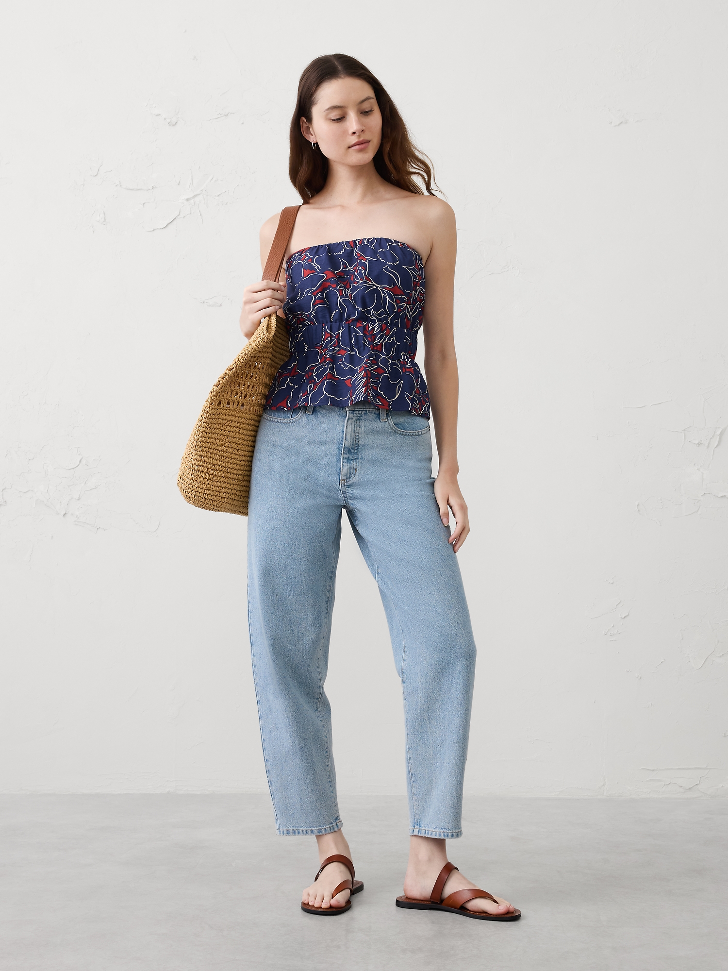Image number 1 showing, Cinched-Waist Top