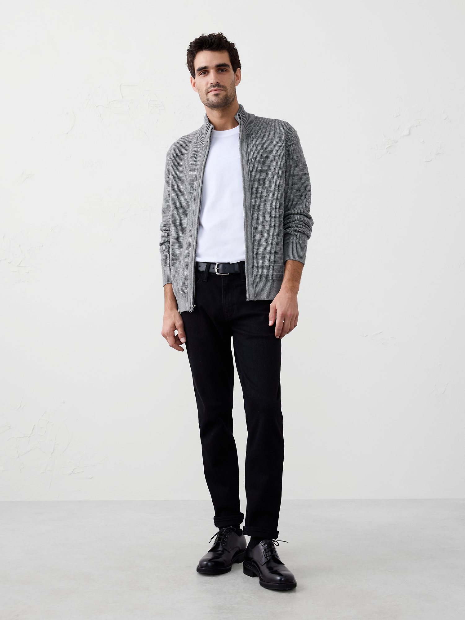 Image number 1 showing, Textured Sweater Jacket