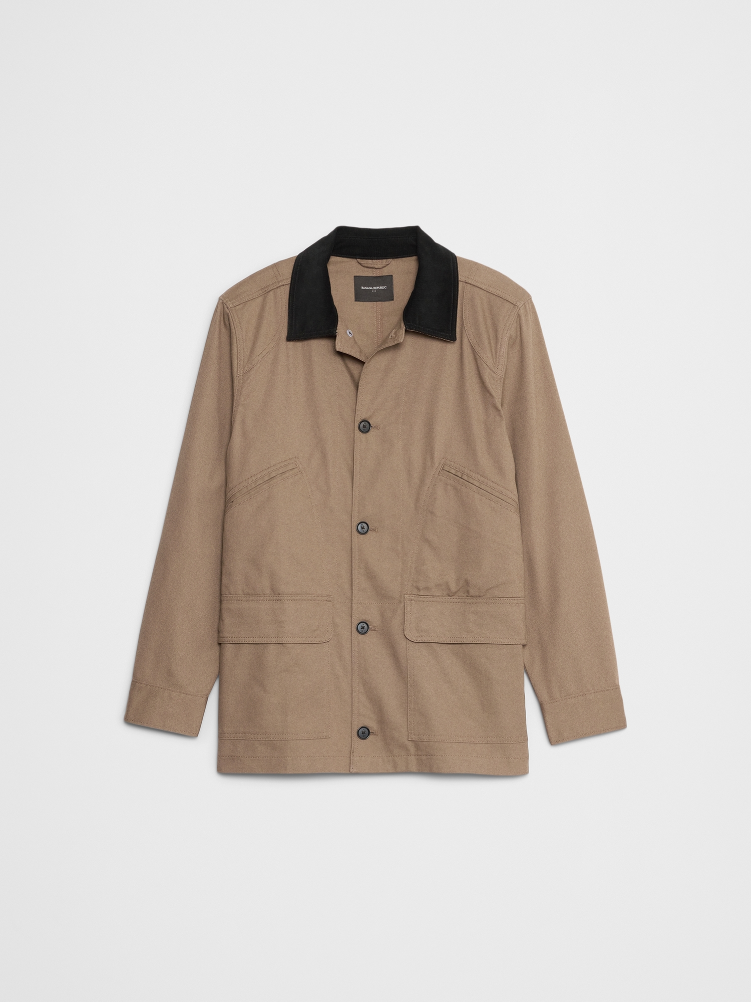 Image number 4 showing, CORDUROY COLLAR BARN JACKET
