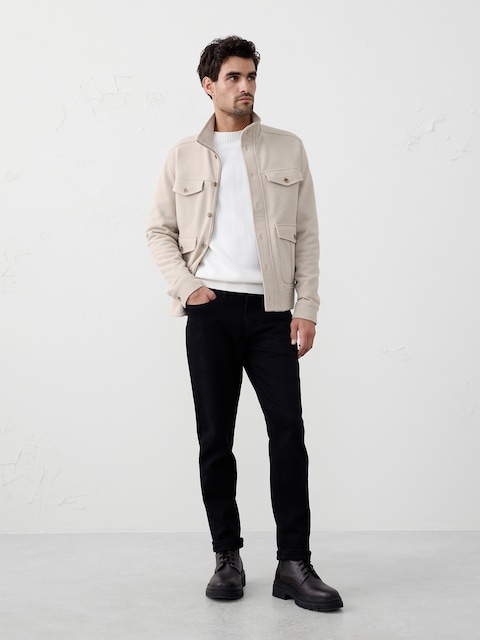 Honeycomb Sweatshirt Jacket