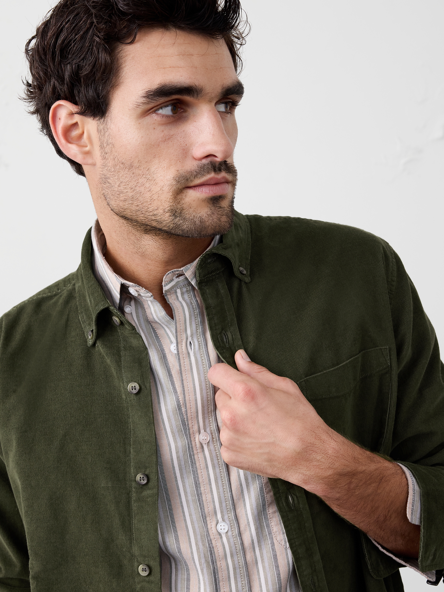 Image number 3 showing, FINE WALE CORDUROY SHIRT