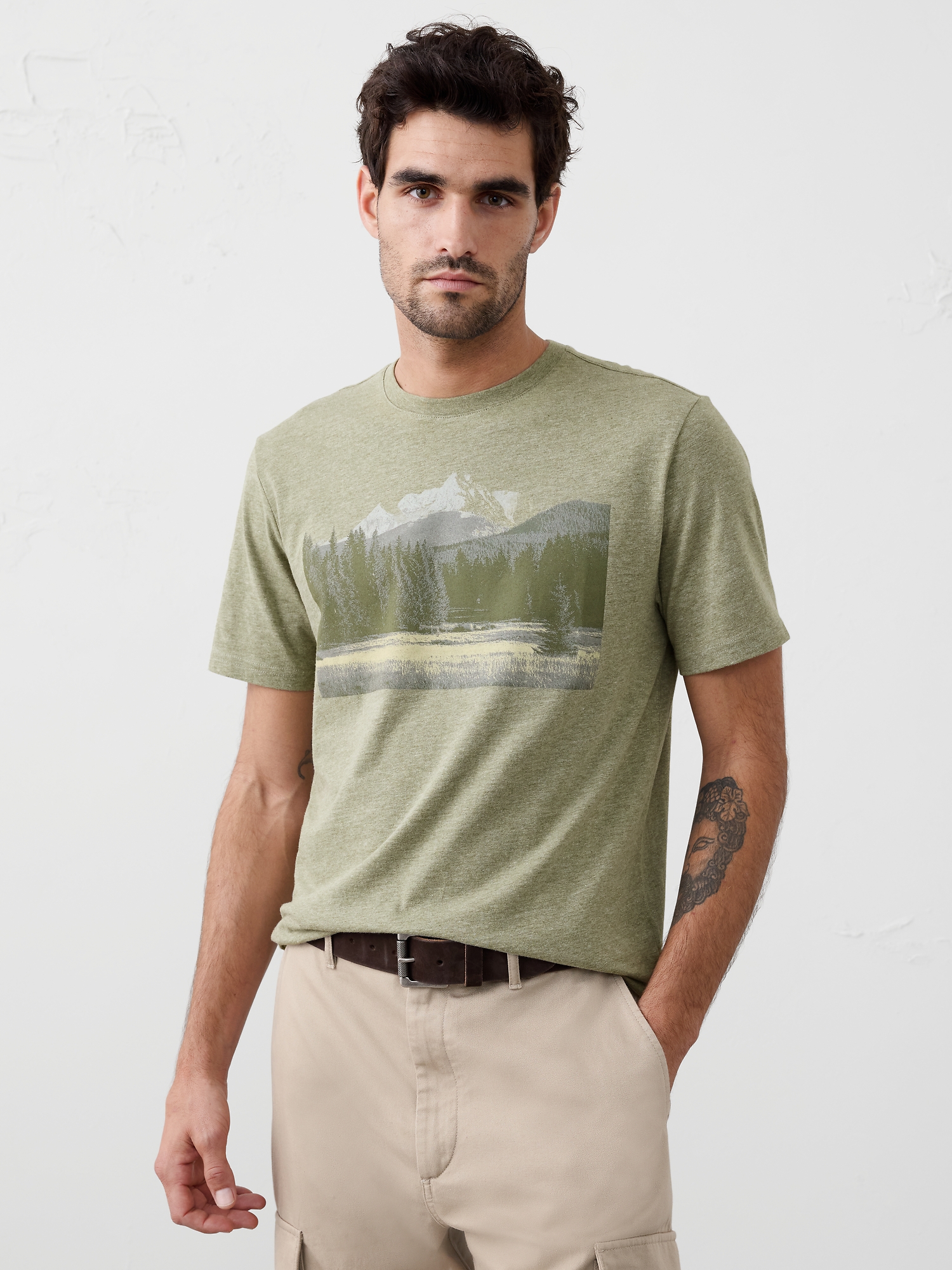 Graphic T-Shirt - Adirondack Green