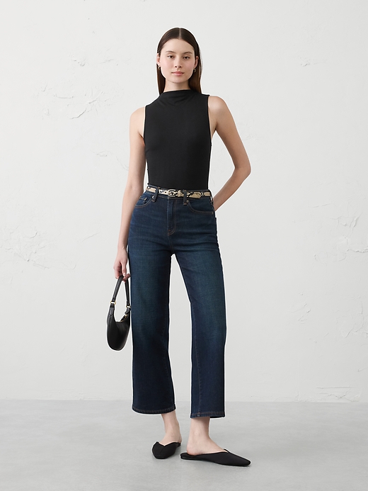 Soft Luxe Mock-Neck Top | Banana Republic Factory