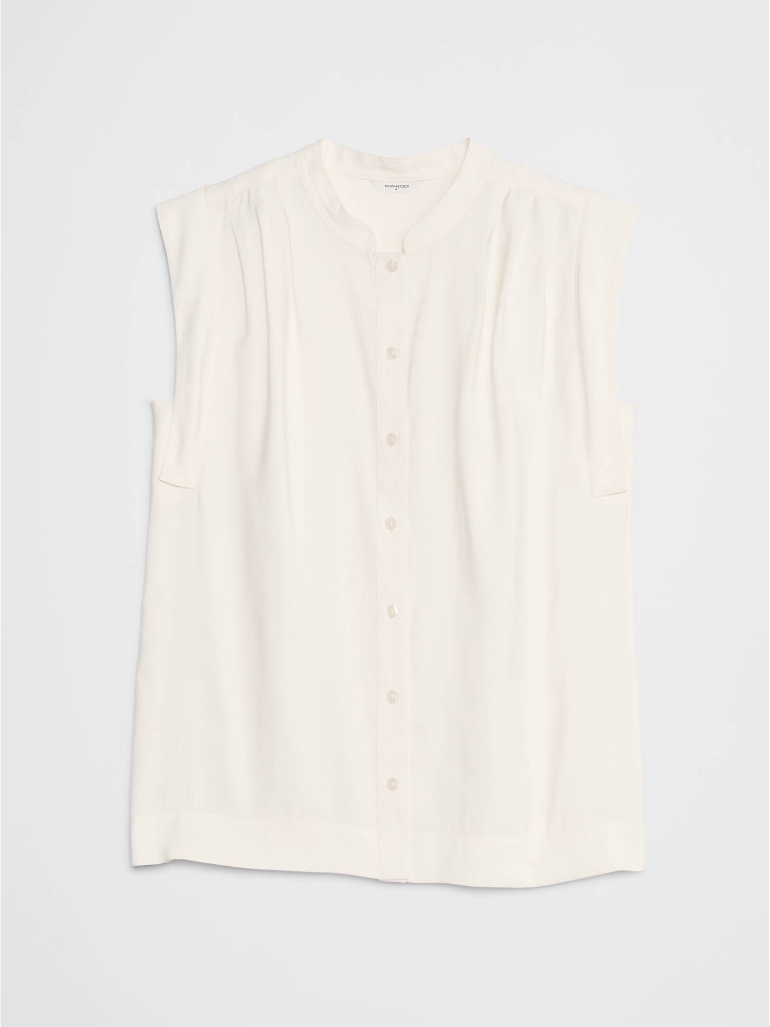 Image number 4 showing, Twill Button Top