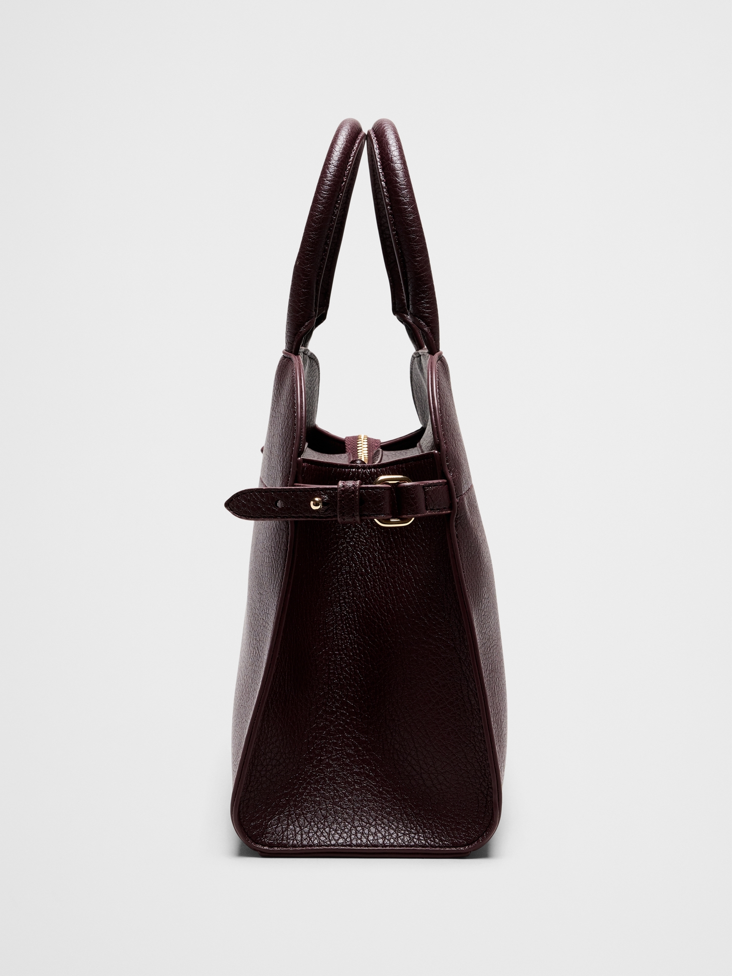 Image number 3 showing, Vegan Leather Satchel Handbag