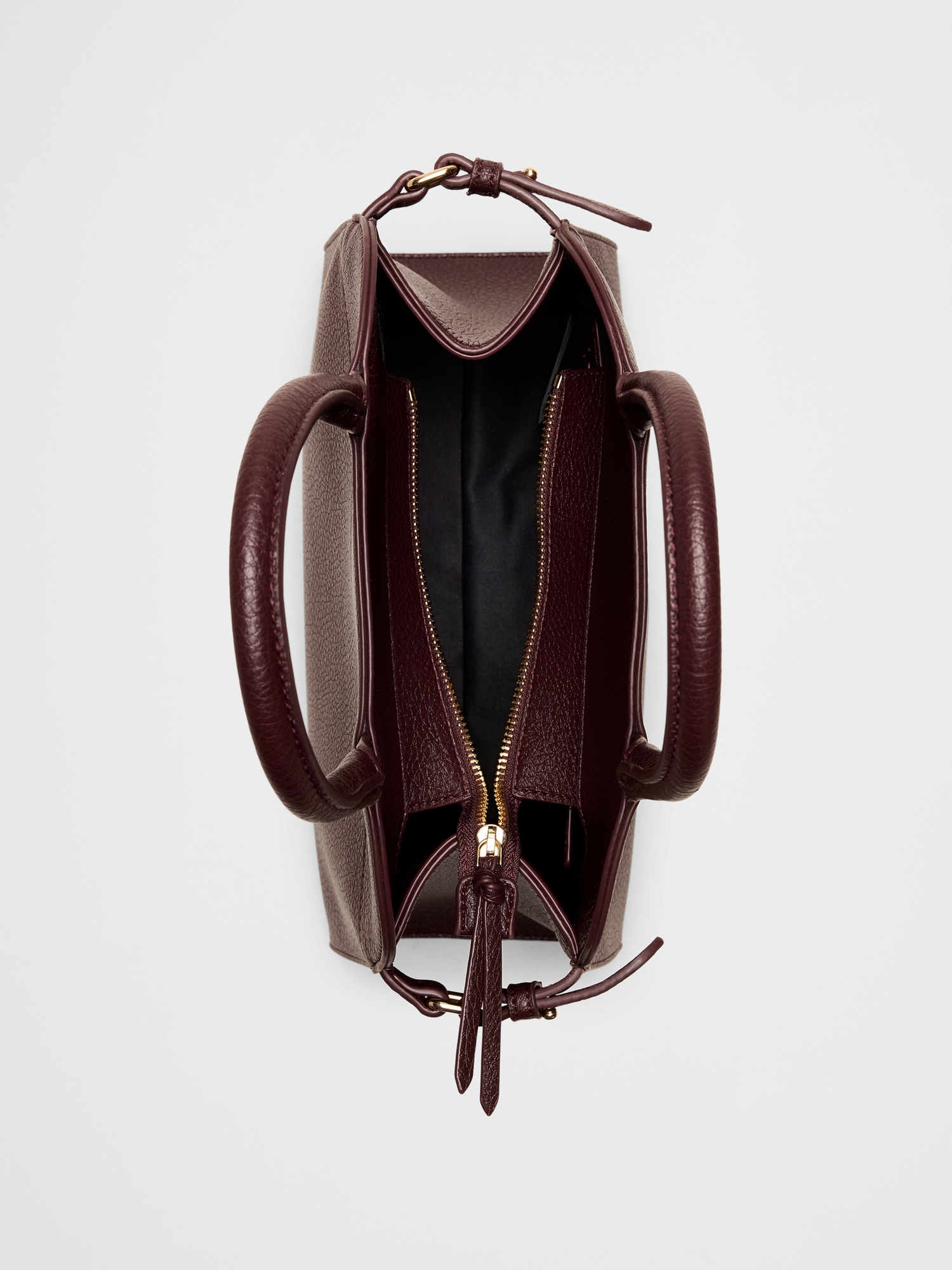 Image number 5 showing, Vegan Leather Satchel Handbag