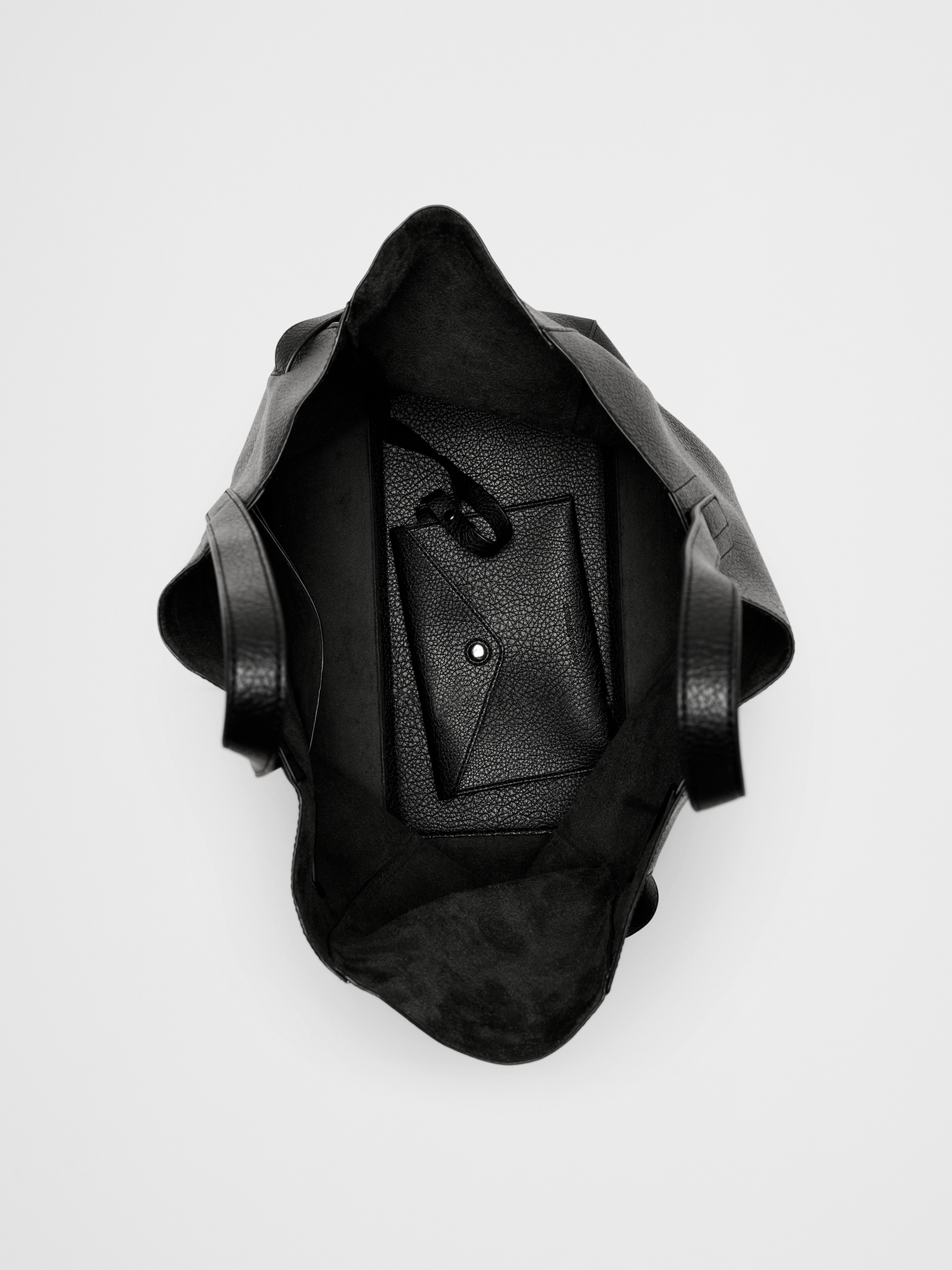 Image number 5 showing, Vegan Leather Tie-Side Tote