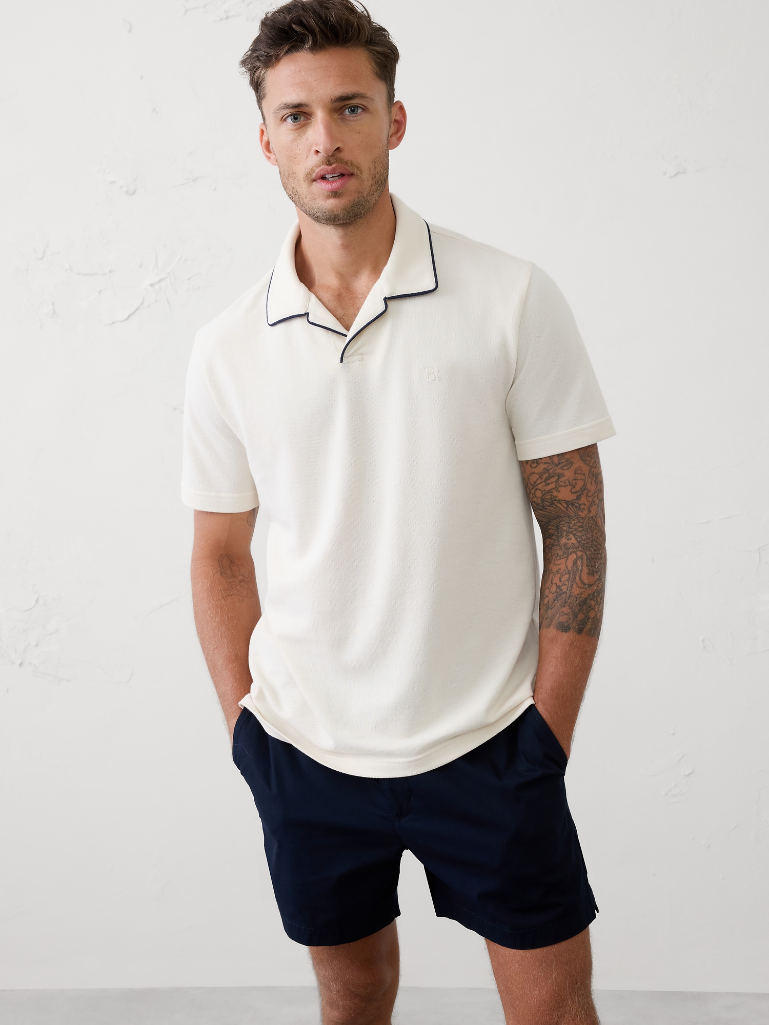 Pique Polo - Transition Cream