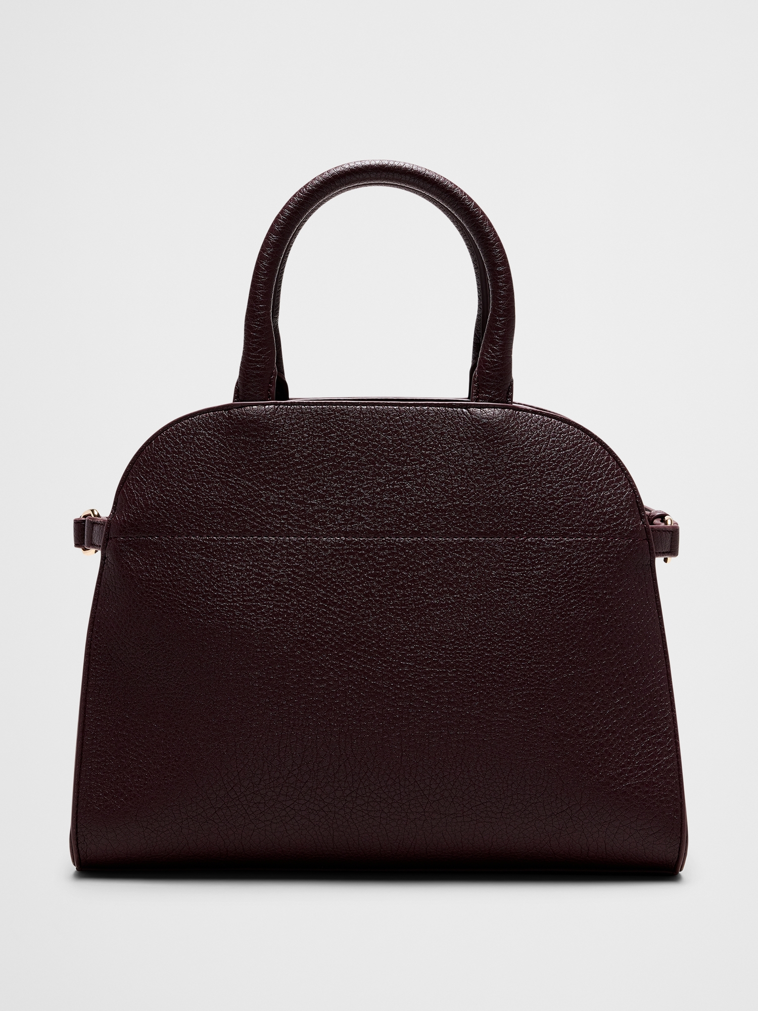 Image number 1 showing, Vegan Leather Satchel Handbag