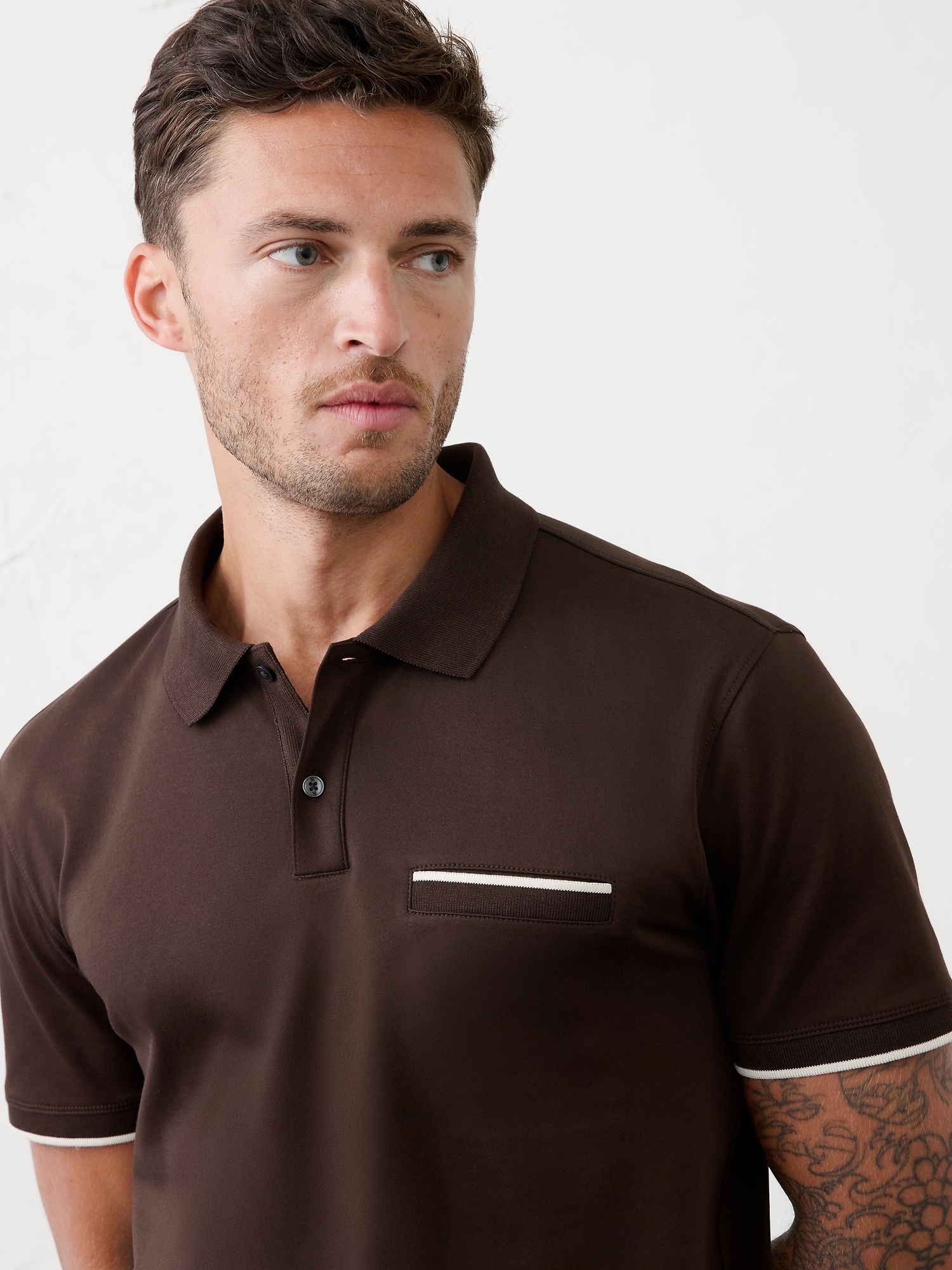 L'image numéro 3 présente Polo luxueux ultra-doux