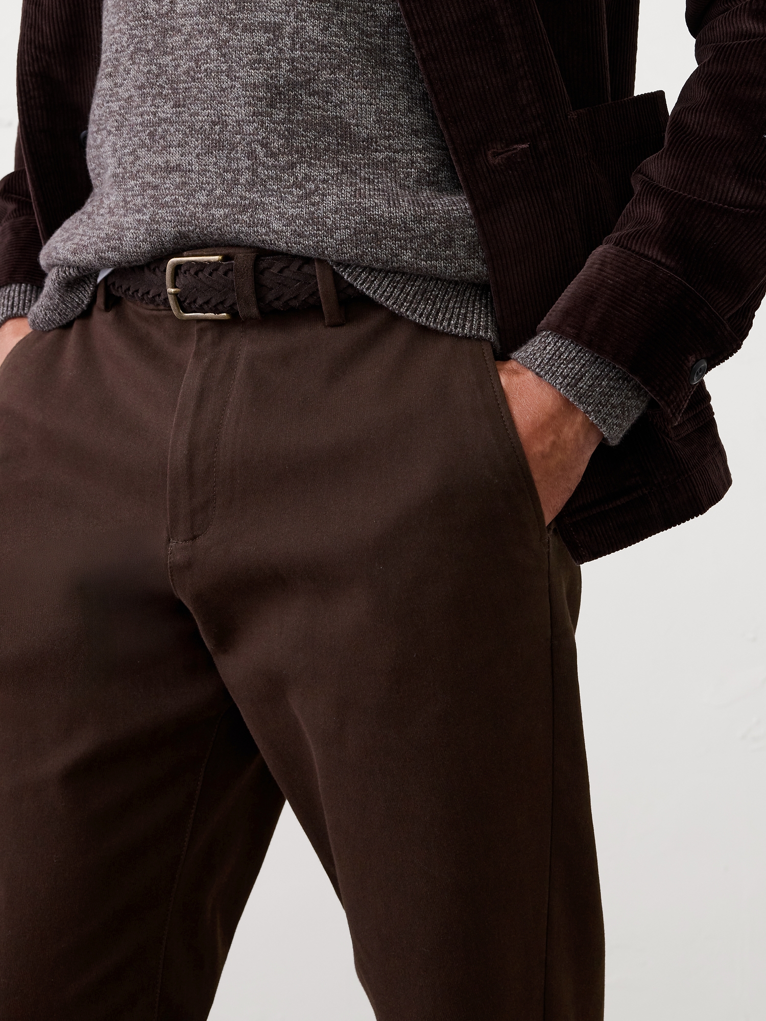 Image number 3 showing, SLIM MOLESKIN PANT