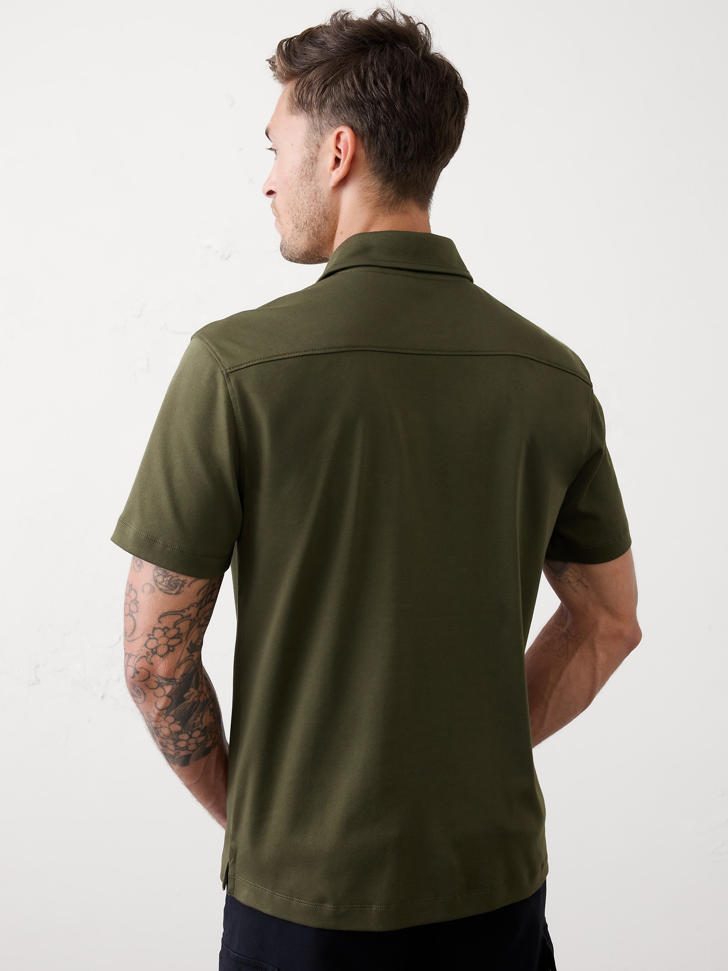 Image number 2 showing, Luxe Touch Pocket Polo