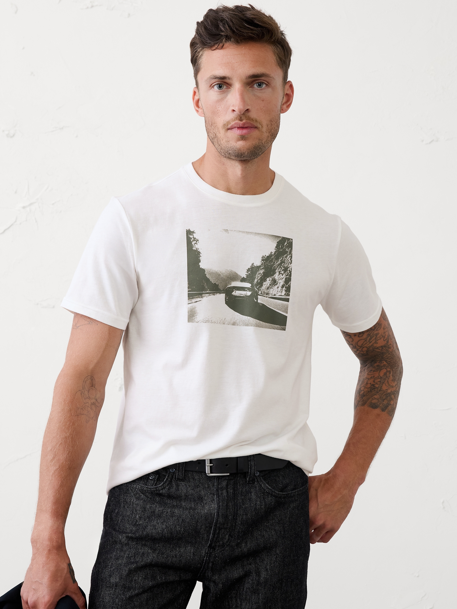T-shirt à imprimé - Nouveau Blanc Cassé