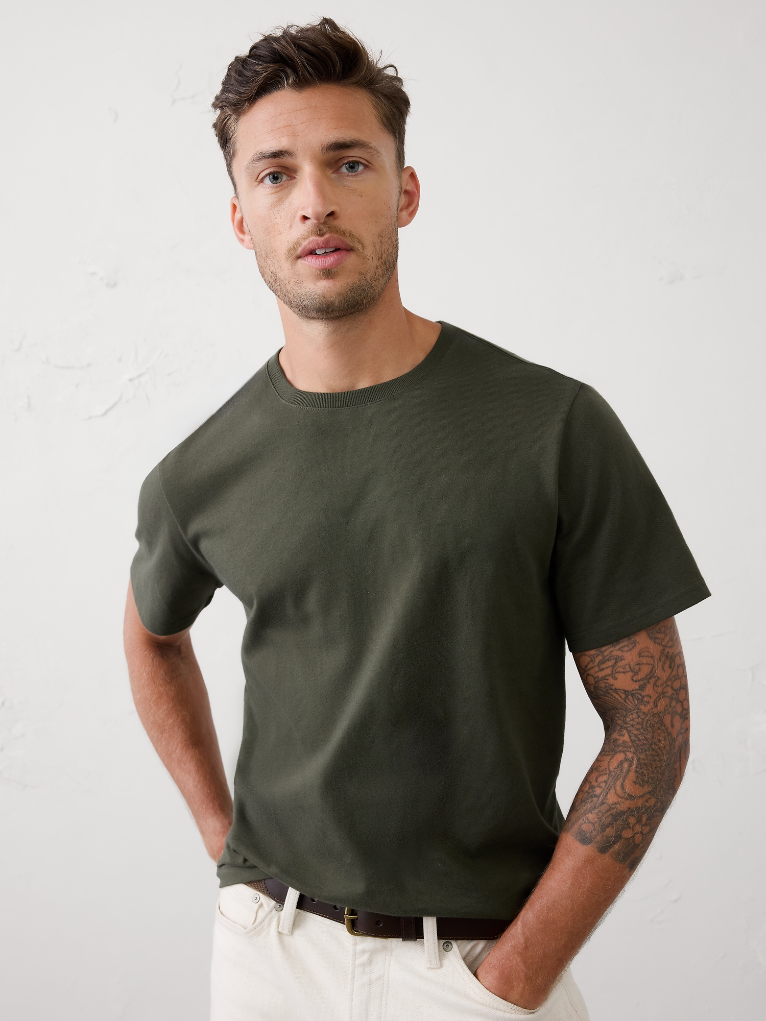 Image number 1 showing, Midweight Cotton T-Shirt