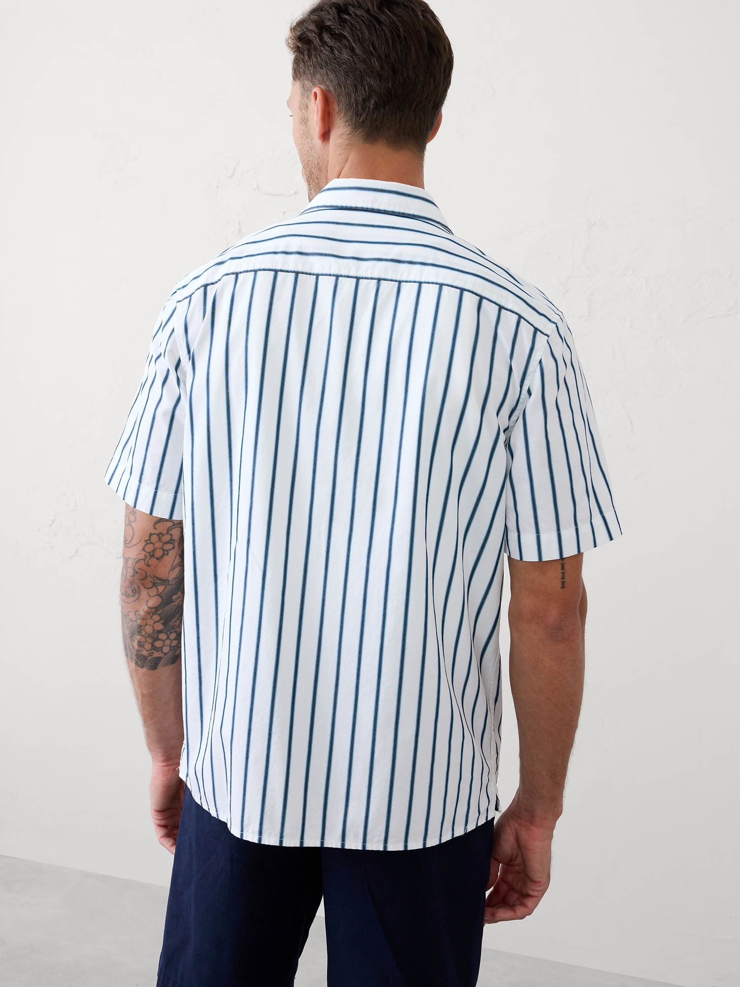 Image number 2 showing, Relaxed-Fit Poplin Resort Shirt