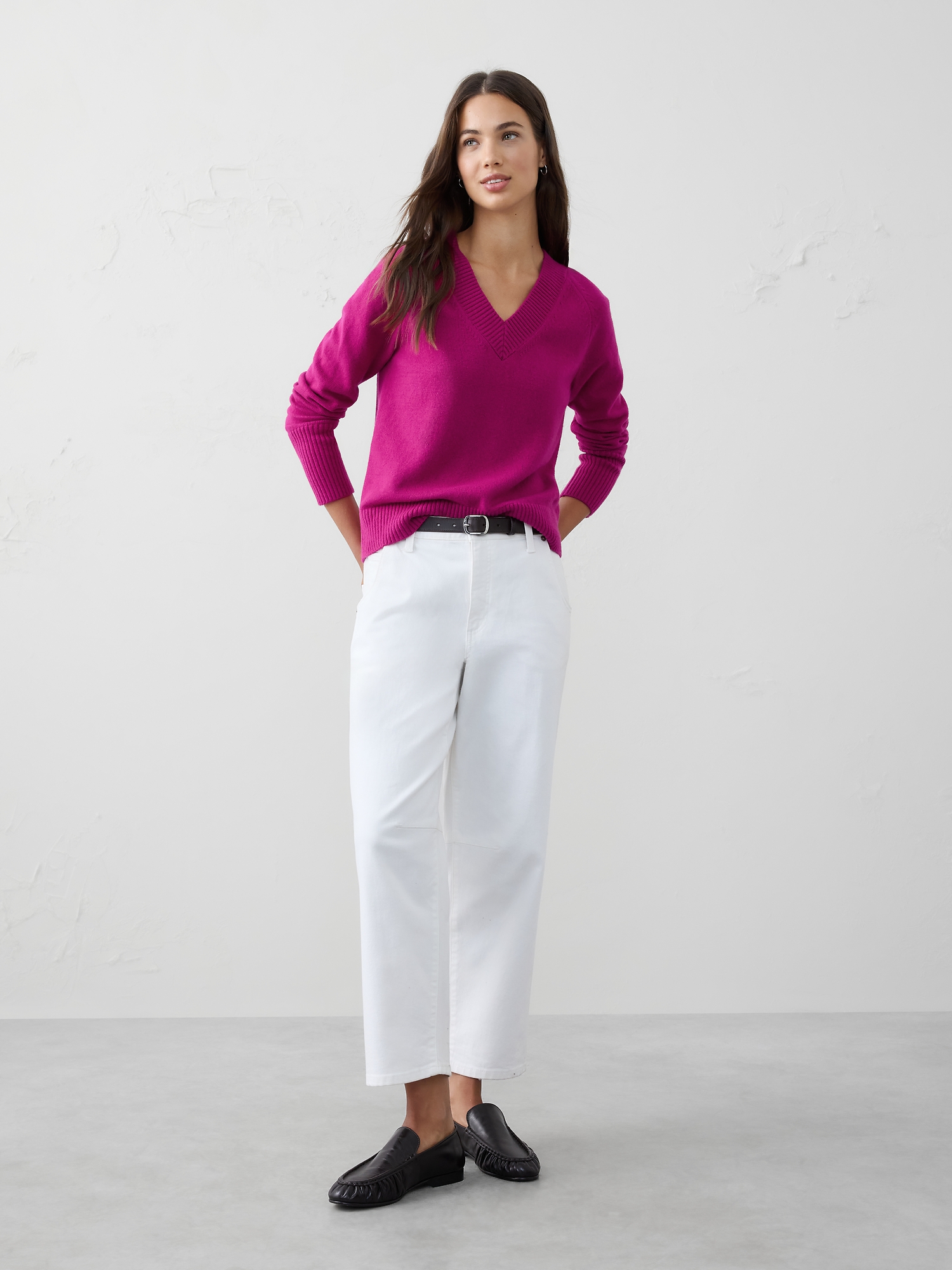 Image number 1 showing, Perfectly Soft V-Neck Sweater