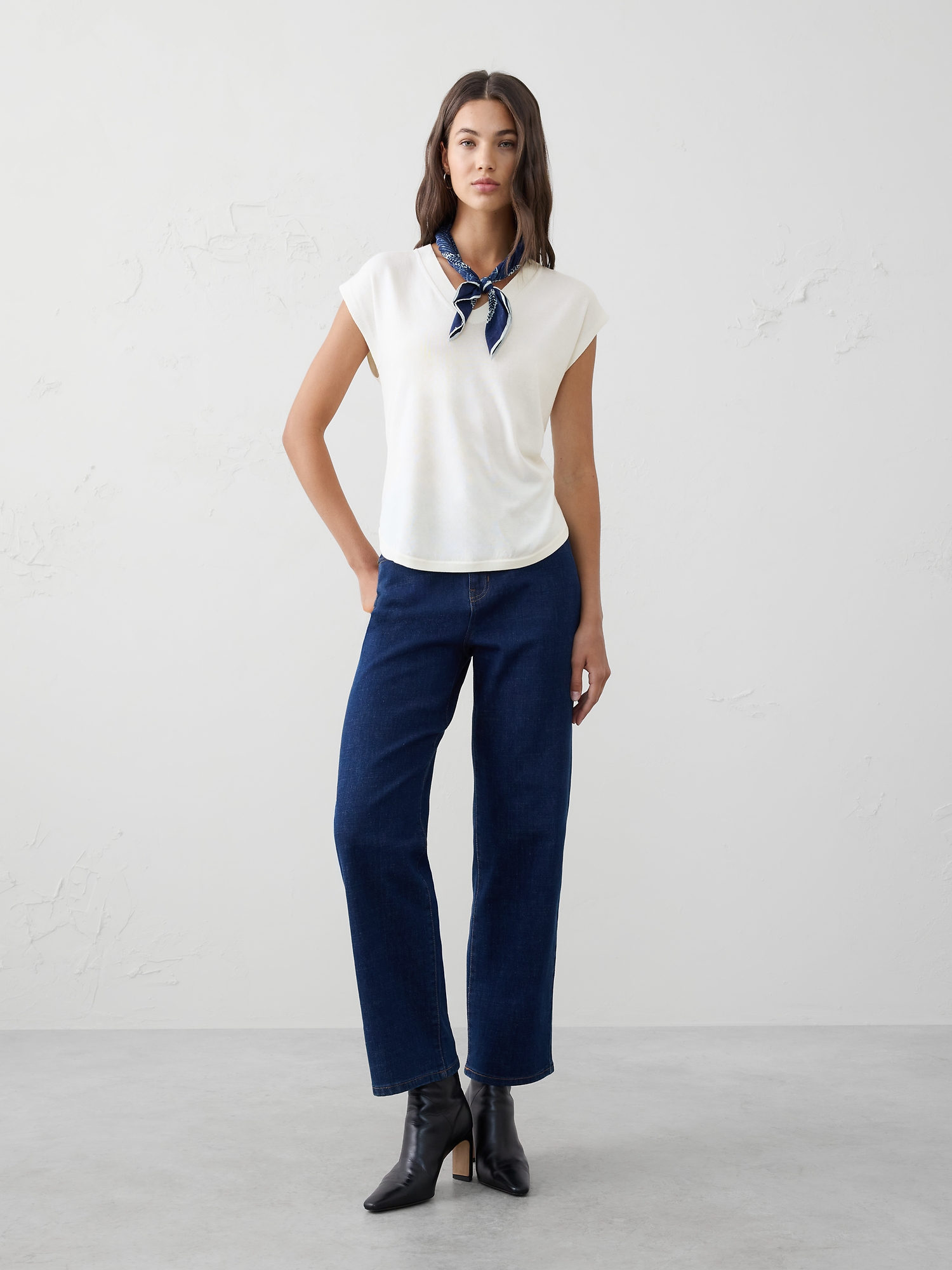 Image number 1 showing, FOREVER ROUND-HEM SWEATER