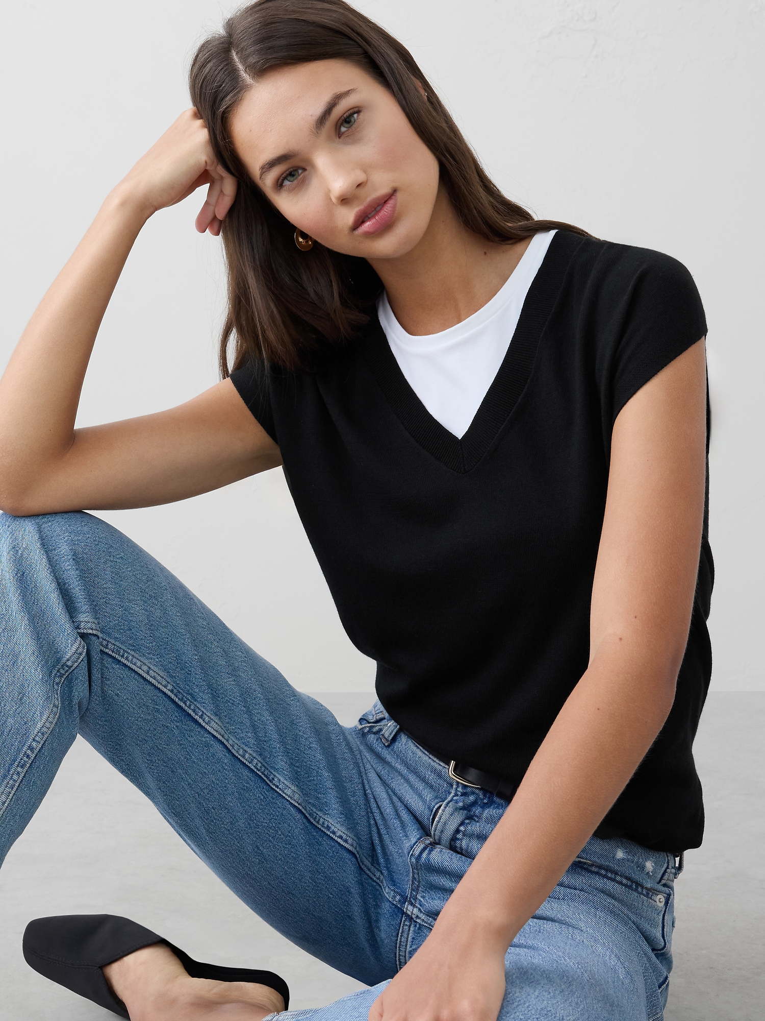 Image number 1 showing, Forever Round-Hem Sweater