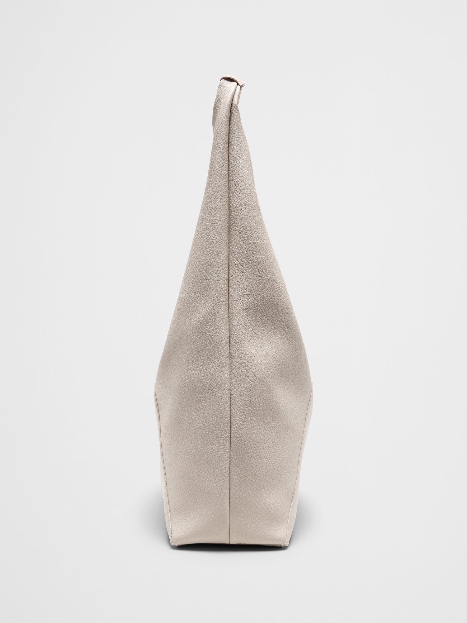 Image number 4 showing, Vegan Leather Slouchy Tote
