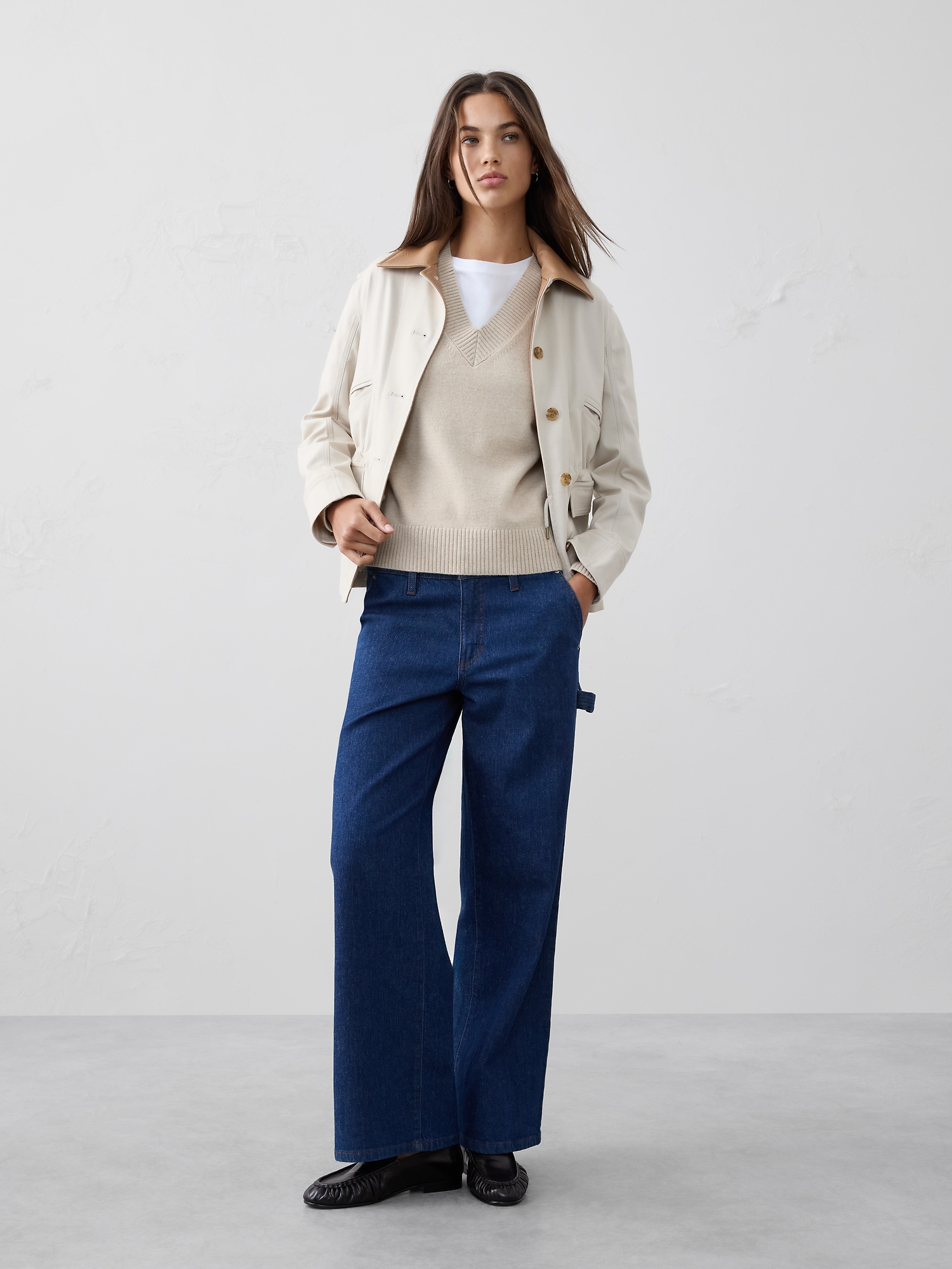 Image number 1 showing, Perfectly Soft V-Neck Sweater