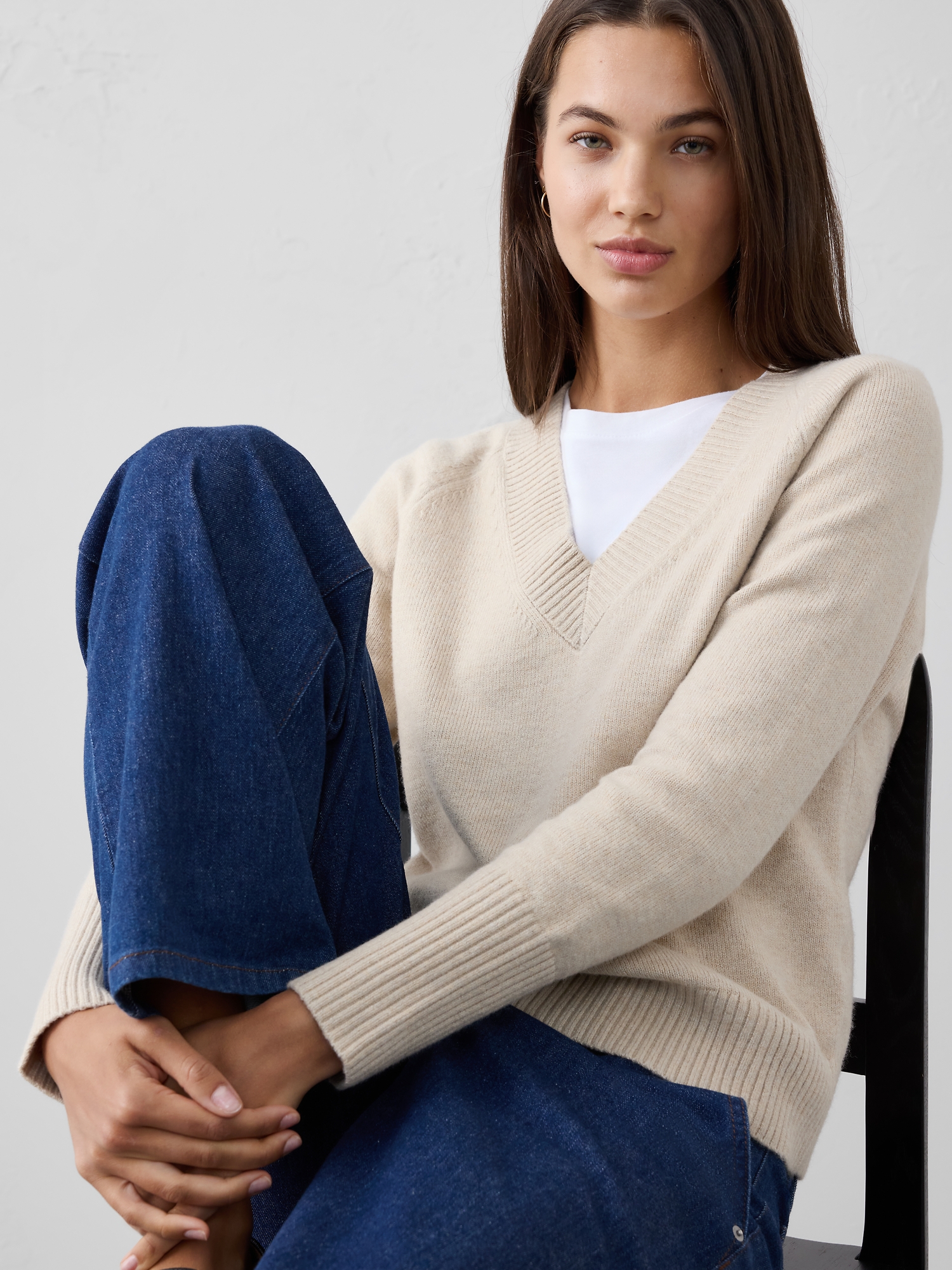 Image number 3 showing, Perfectly Soft V-Neck Sweater