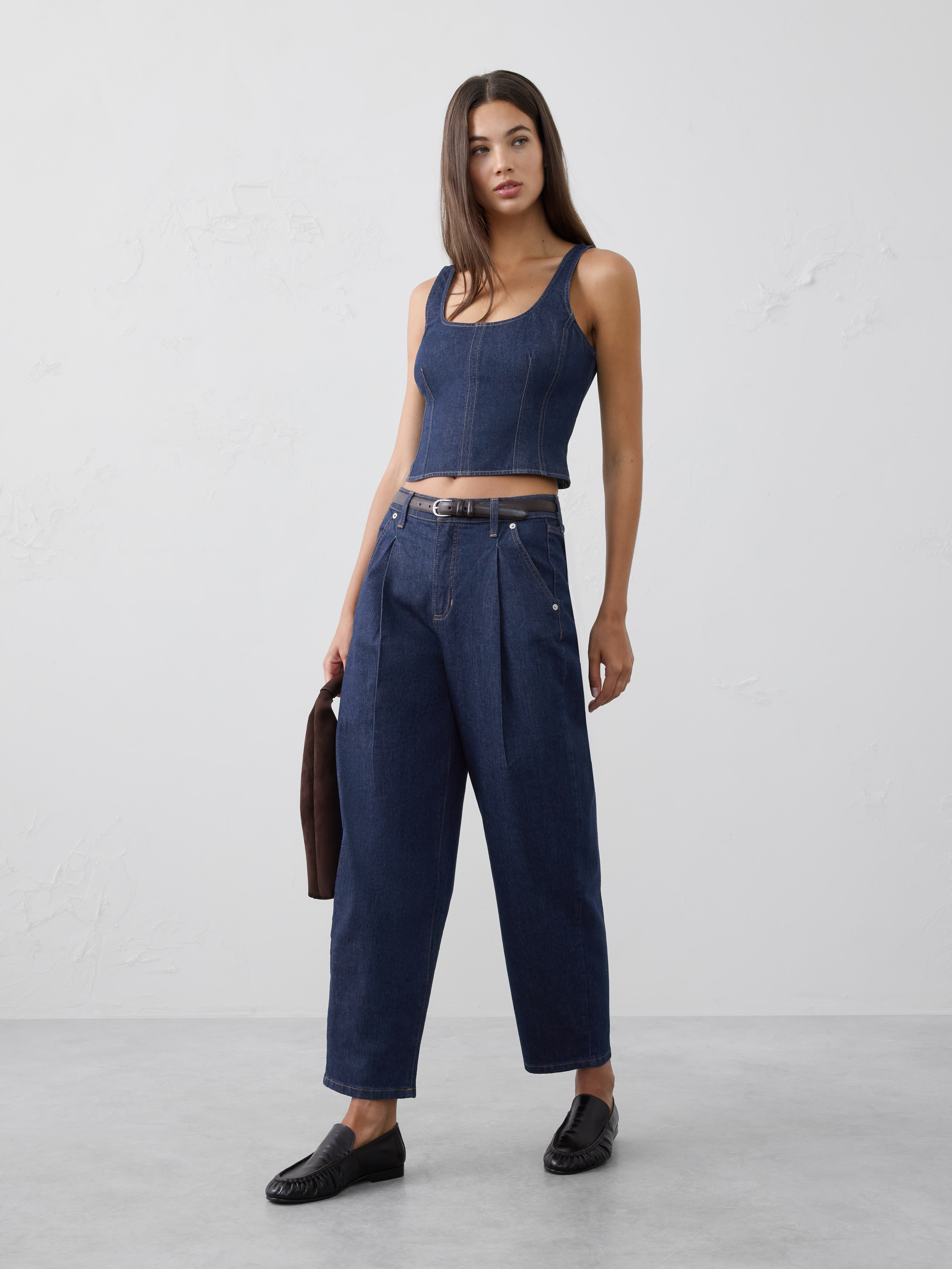 Denim Corset Top | Banana Republic Factory