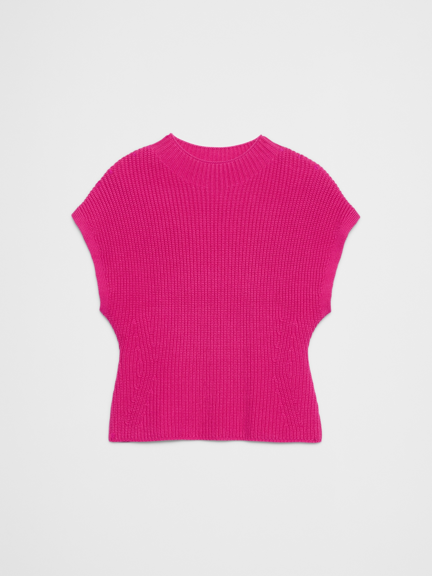 Image number 4 showing, RIBBED MOCK-NECK SWEATER SHELL