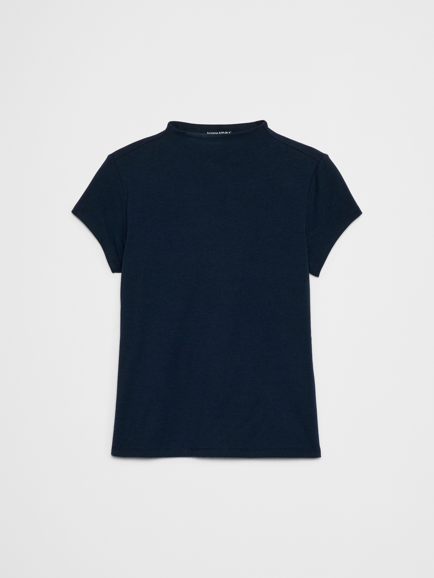 Image number 4 showing, Soft Stretch Mock-Neck Top